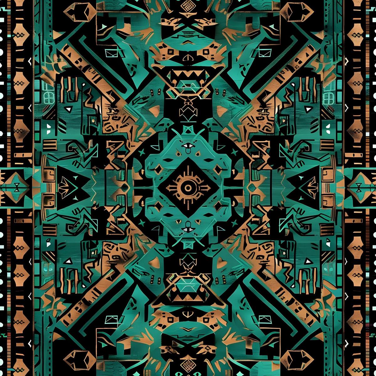 aztec-turquoise-pattern-2-quilting-cotton-fabric