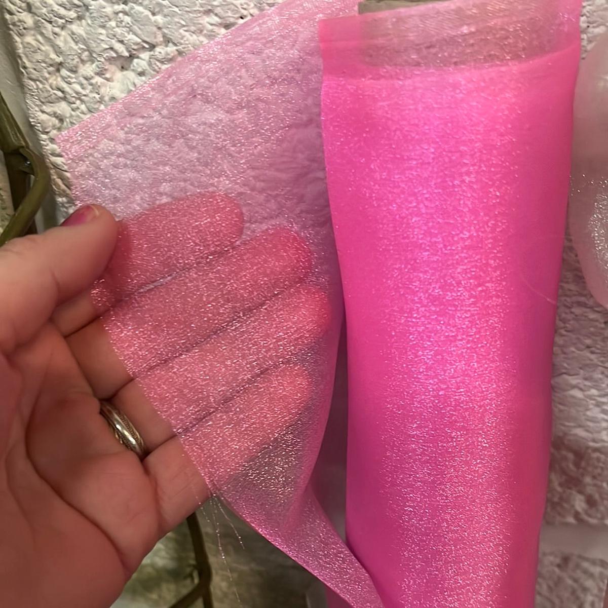 1-metre-japanese-crystal-organza-fabric-x-112cm-44-bright-pink