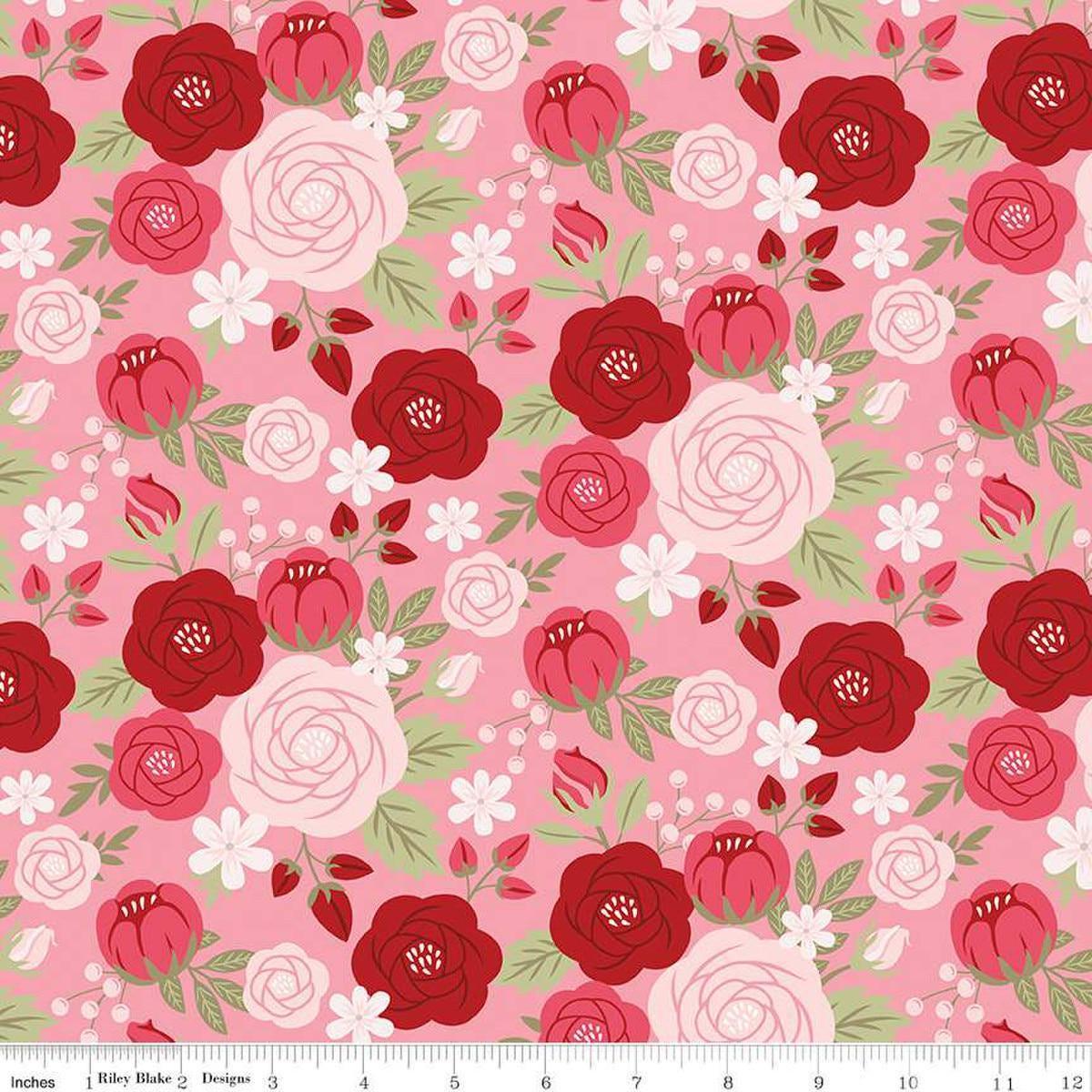 23-end-of-bolt-sew-in-love-main-c16900-rose-riley-blake-designs-floral-flowers-blossoms-petal-leaf-leaves-quilting-cotton-fabric