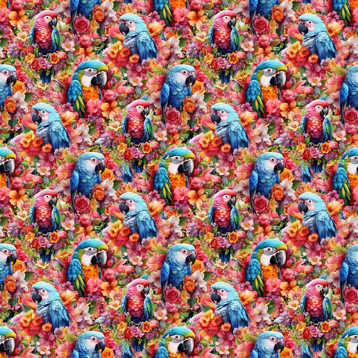 vibrant-parrot-flower-fabric