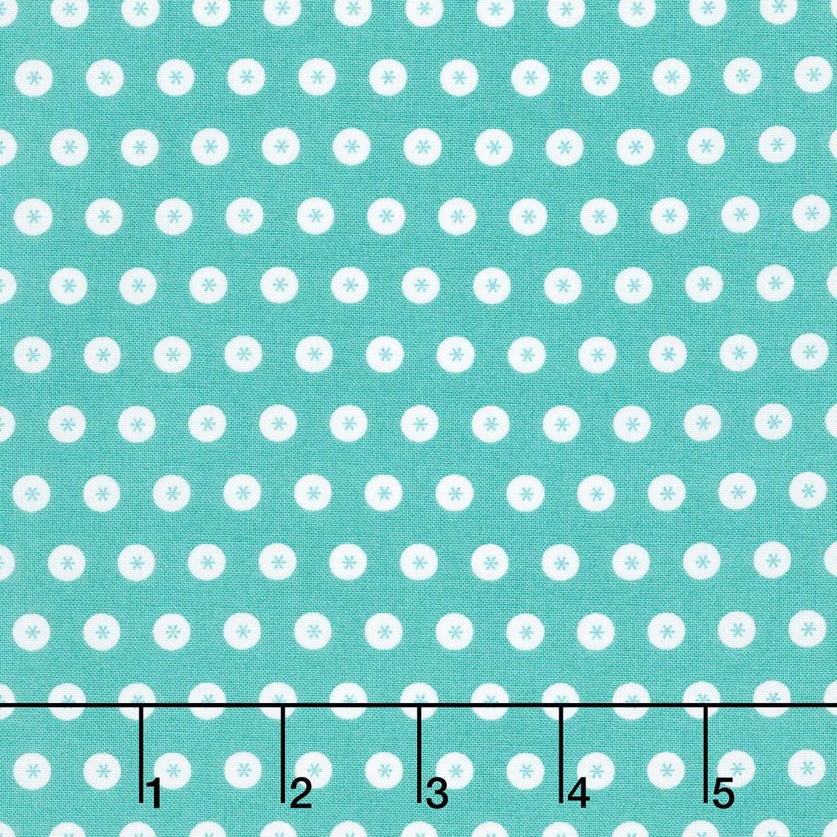 raspberry-summer-dots-teal-yardage