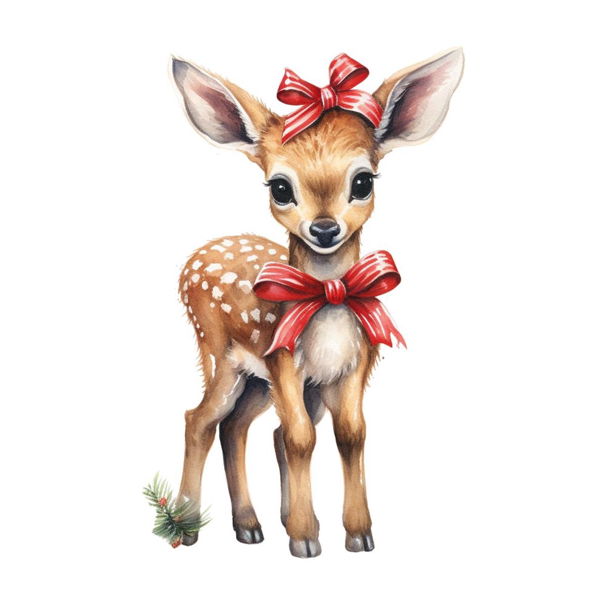 festive-fawn-2-fabric-panel