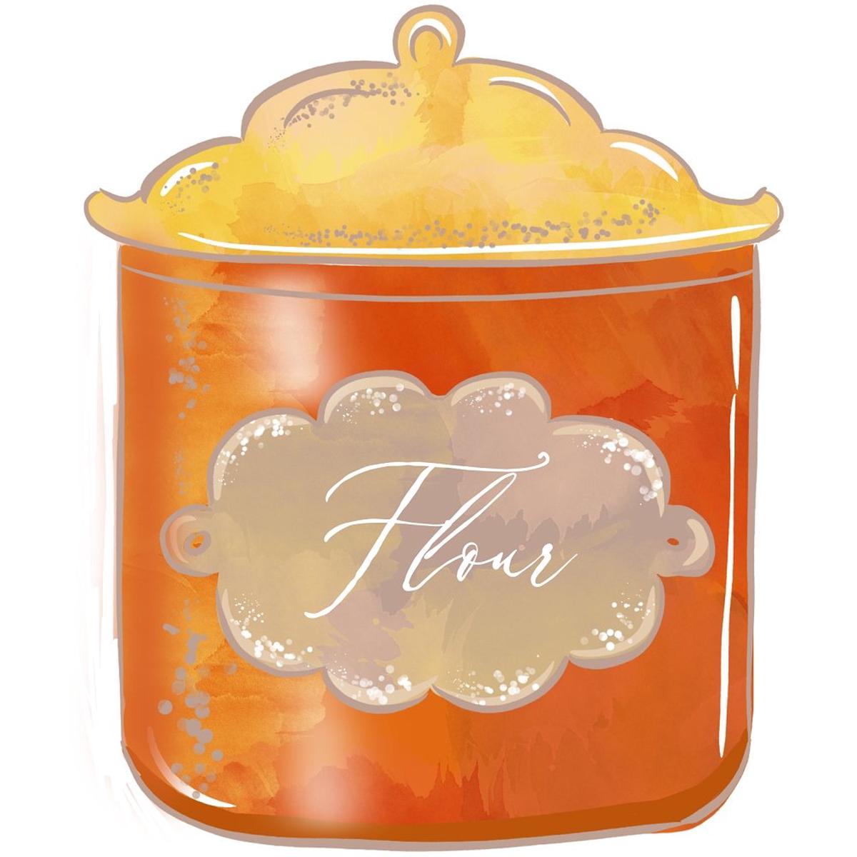 pumpkin-pie-flour-fabric-panel