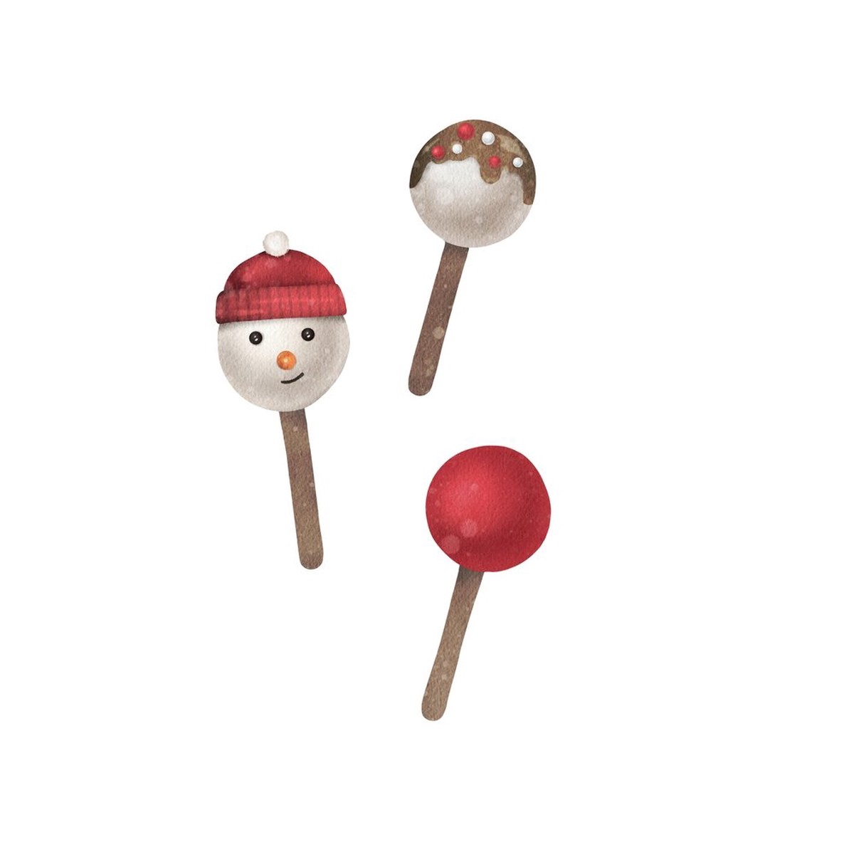 christmas-cake-pops-fabric-panel-white