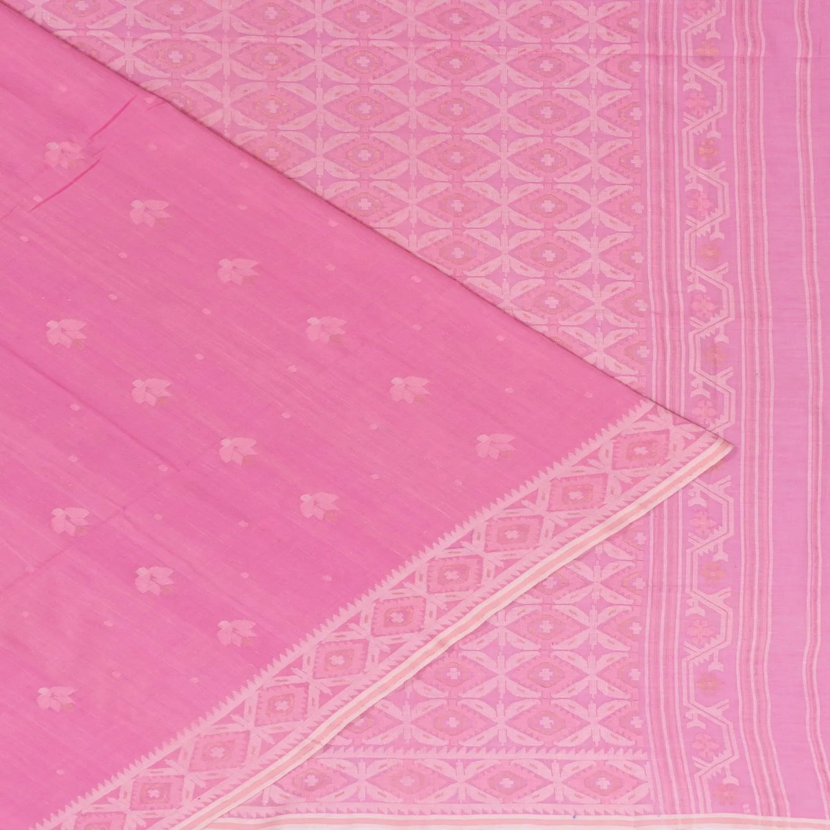dhakai-muslin-cotton-jamdani-butta-pink-saree