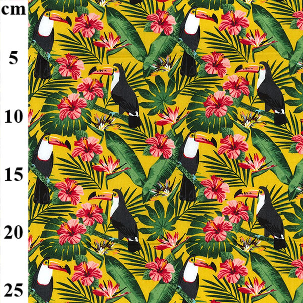100-cotton-poplin-toucan-birds-on-yellow-background-fabric-x-110cm-44-inches-t120