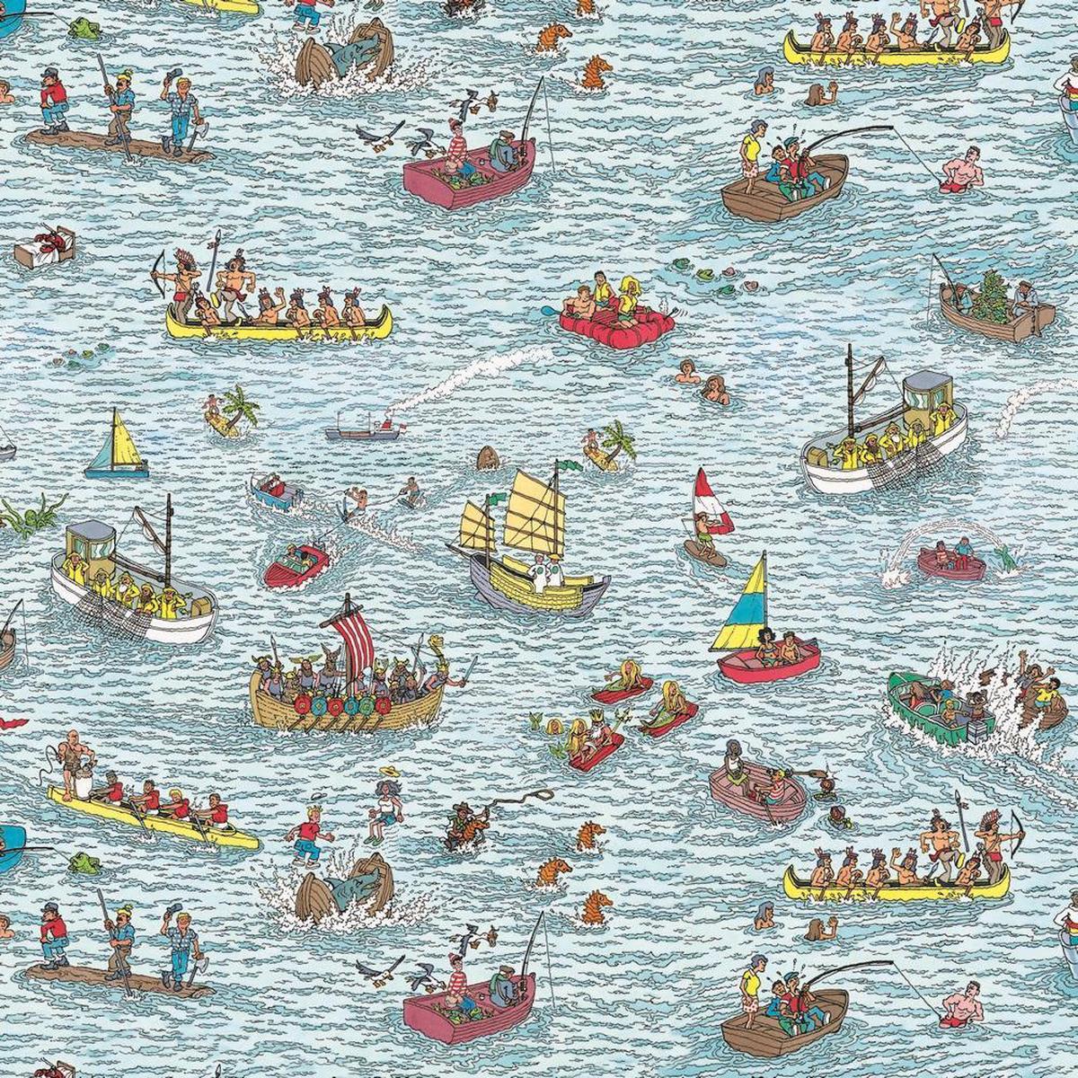 where-s-wally-in-the-sea-cotton-jersey-fabric