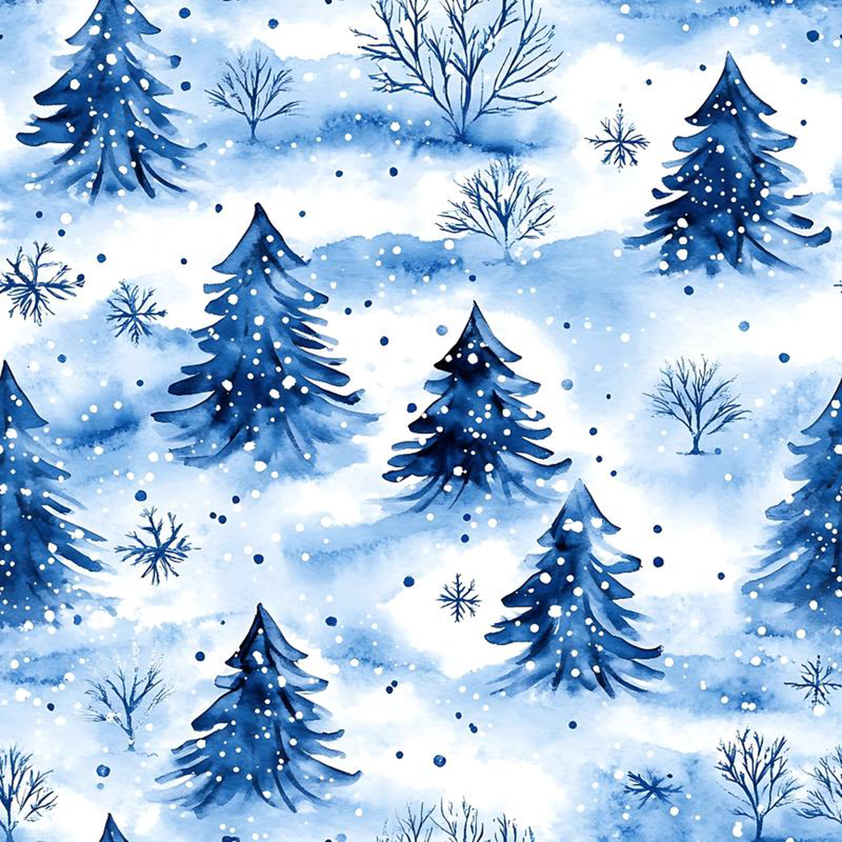 winter-christmas-trees-quilting-cotton-fabric
