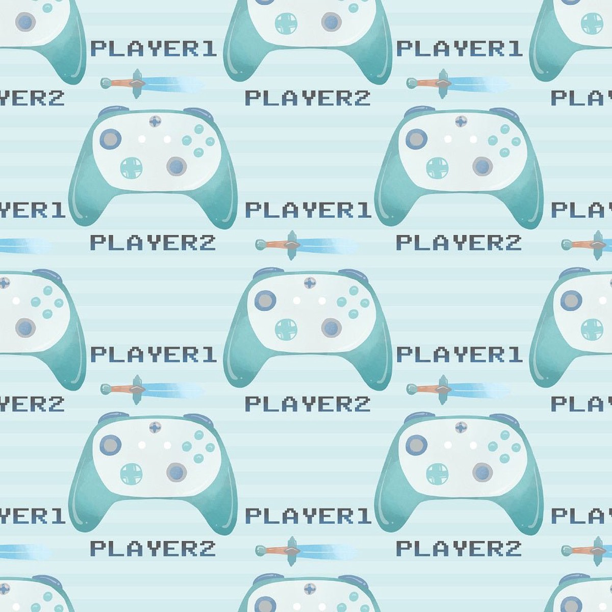 gamer-pattern-4-fabric-blue