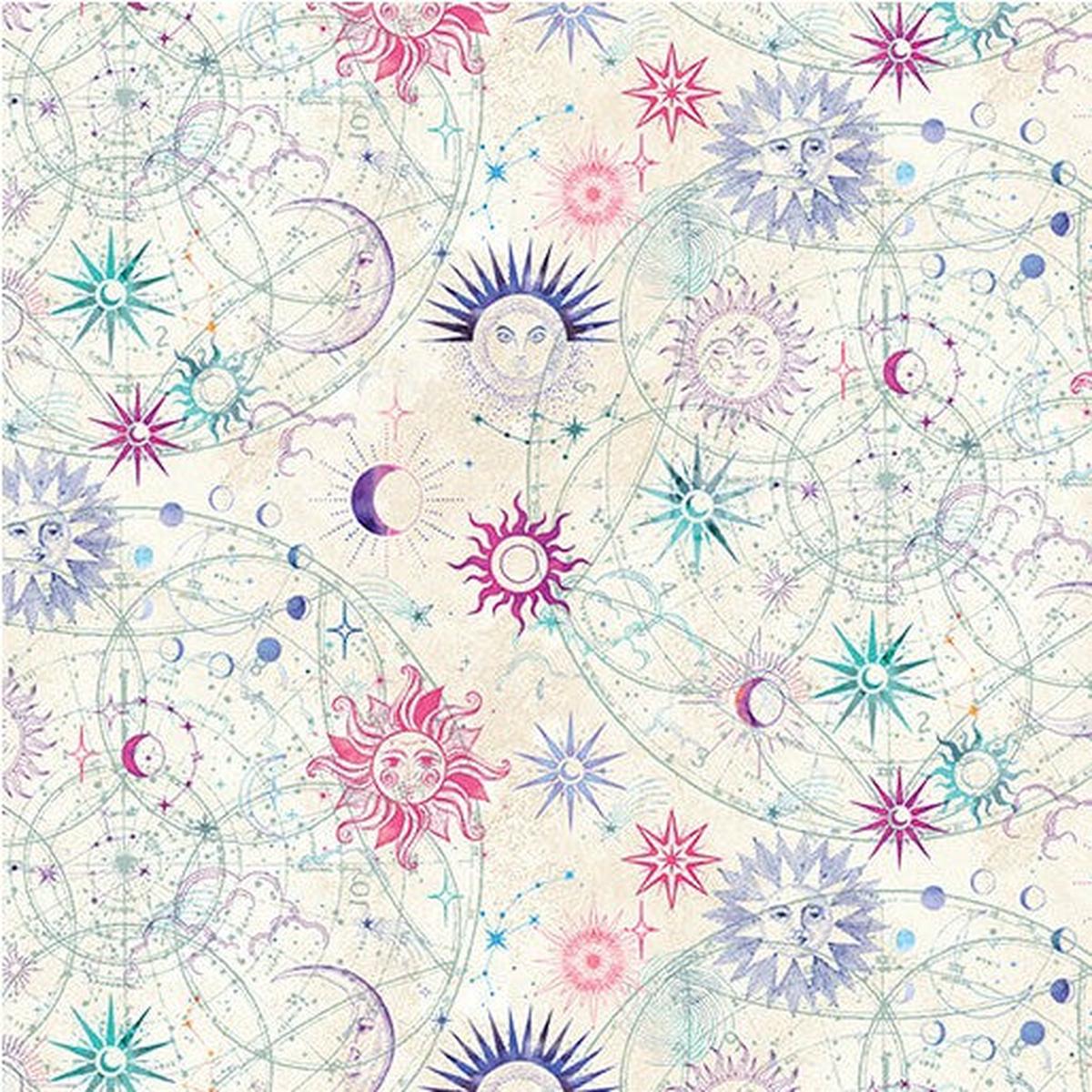 benartex-celestial-skies-sun-and-moon-cream