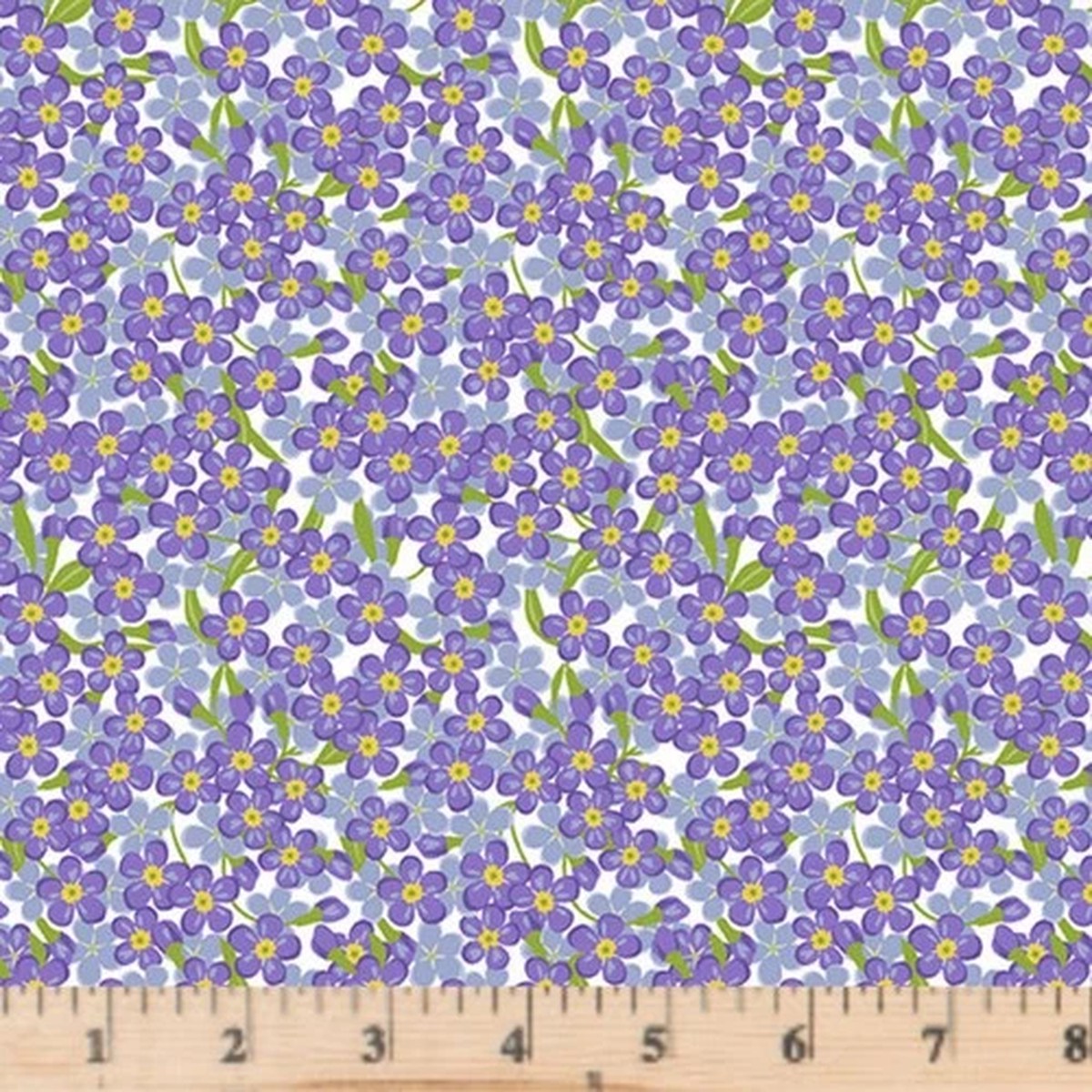 easter-garden-forget-me-nots-lavender-31628l-100-cotton-fabric-half-yd-cont-cut