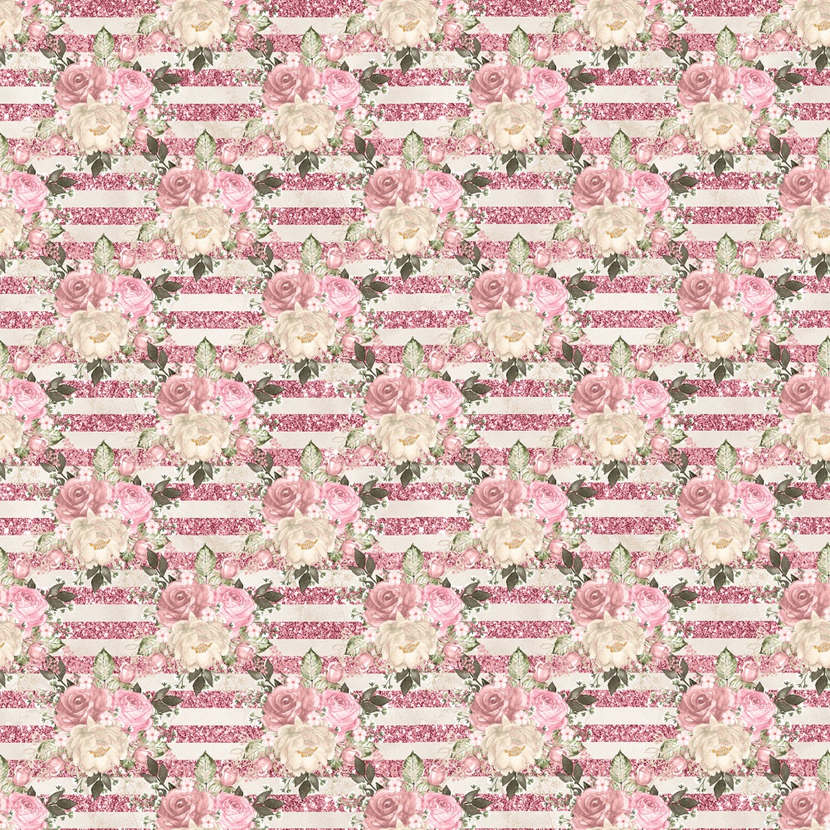 blush-rose-bouquets-stripes-fabric-pink