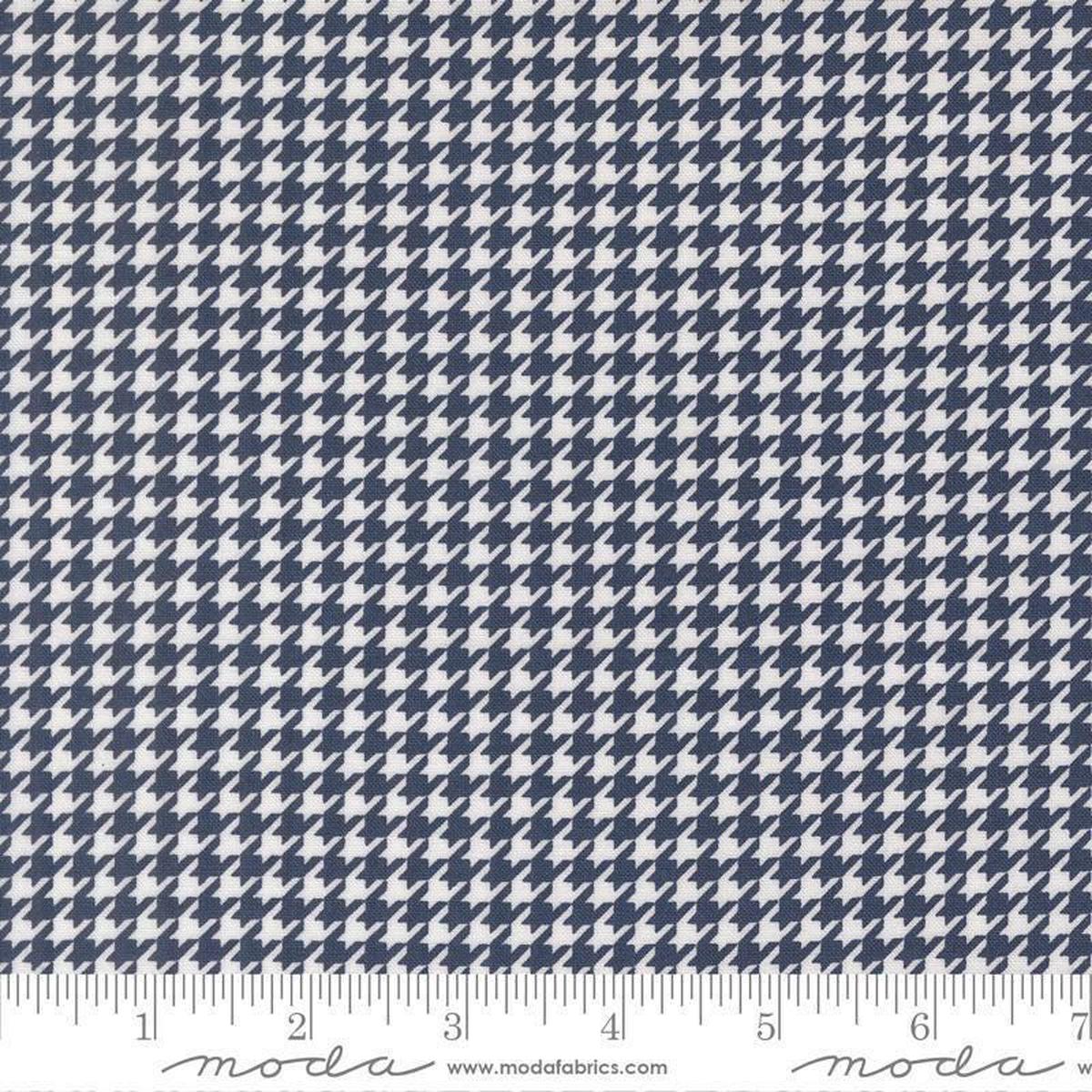 sale-delightfully-yours-checks-37702-navy-moda-fabrics-plaid-houndstooth-geometric-squares-quilting-cotton-fabric