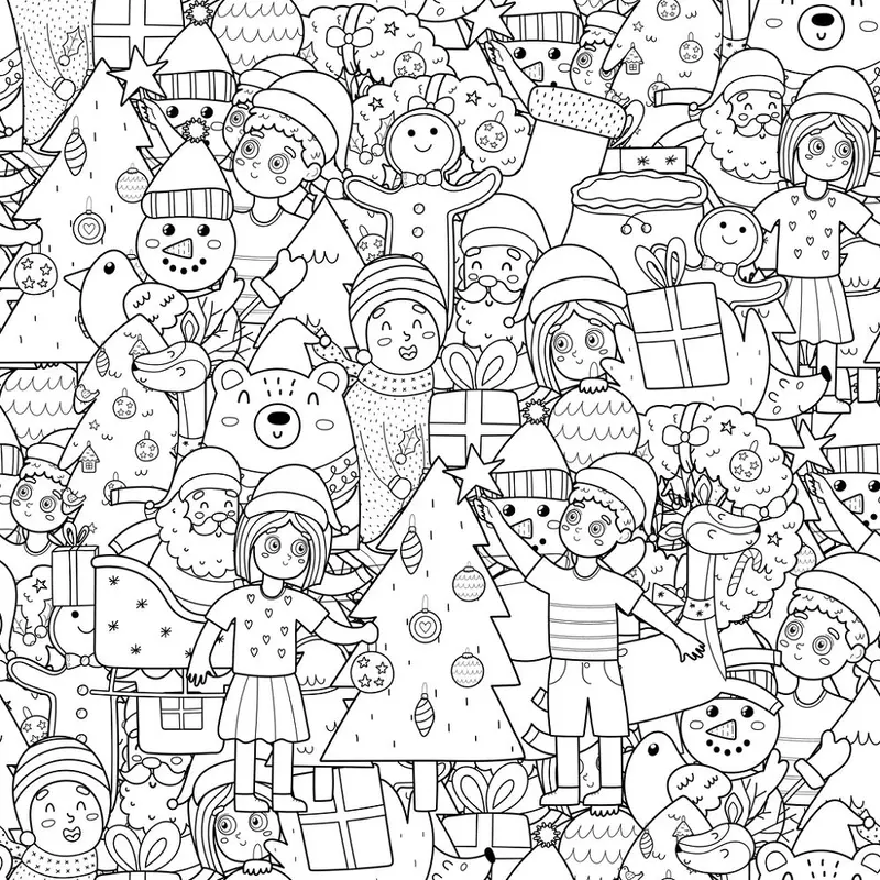 christmas-doodles-fabric-black-white