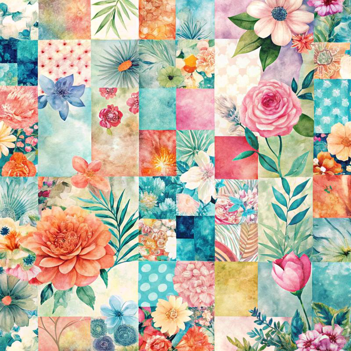 spring-patchwork-pattern-7-quilting-cotton-fabric