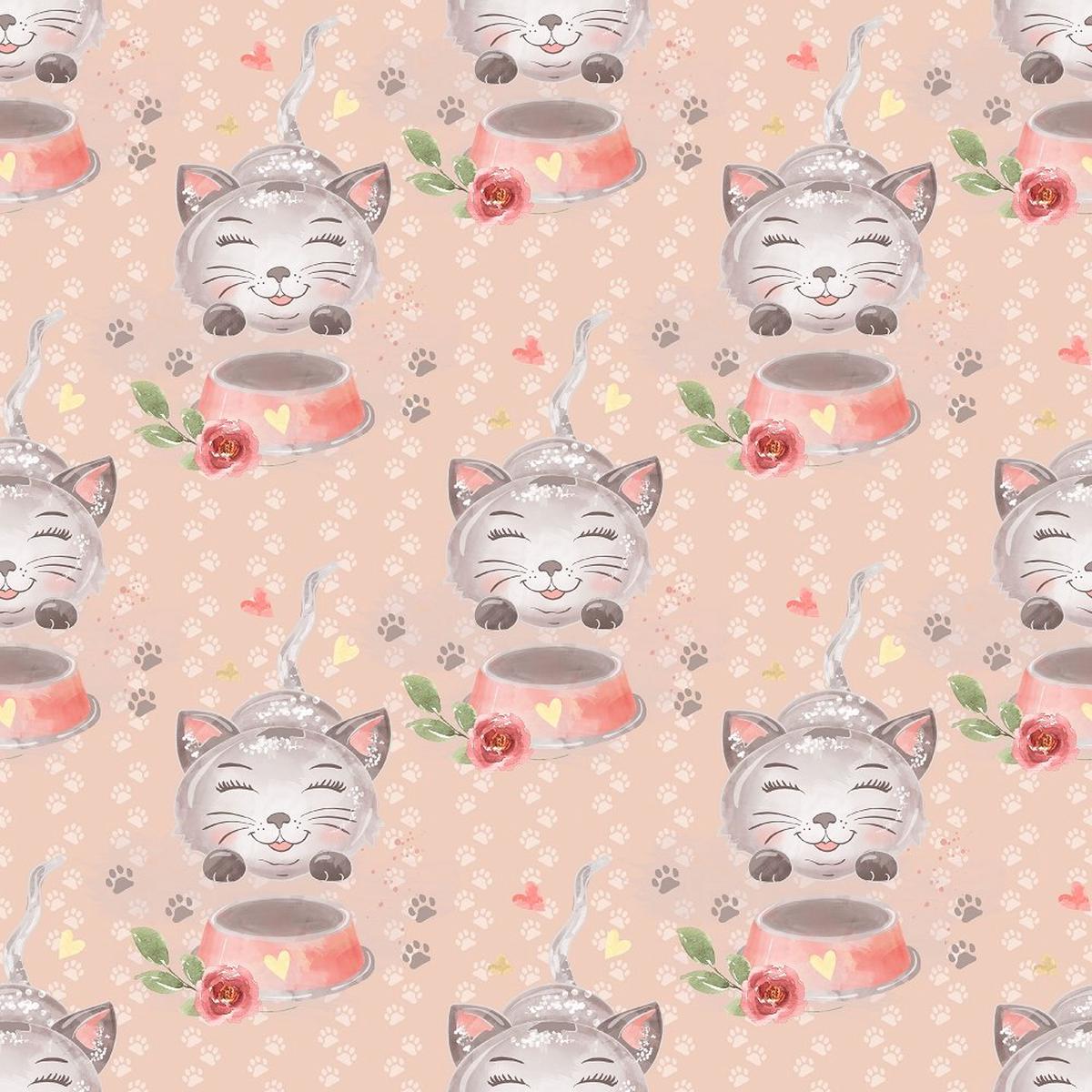 playful-cat-with-paw-prints-fabric-cream