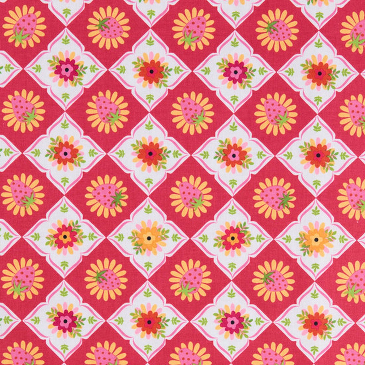 calico-cowgirls-red-white-diamonds-w-strawberries-100-cotton