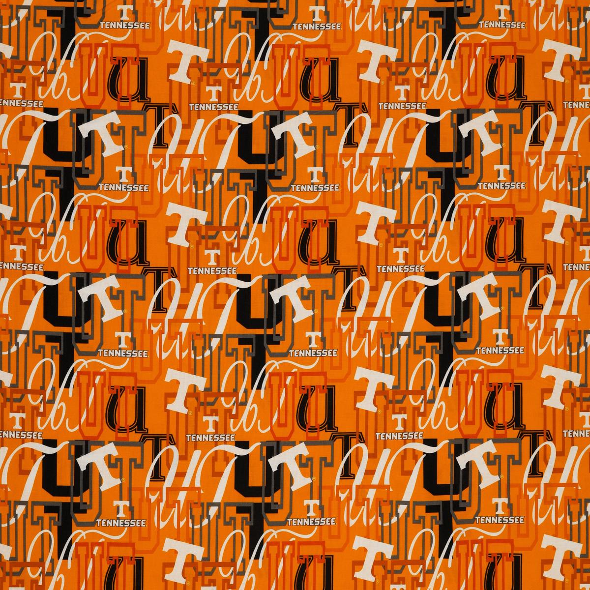 university-of-tennessee-letters-fabric