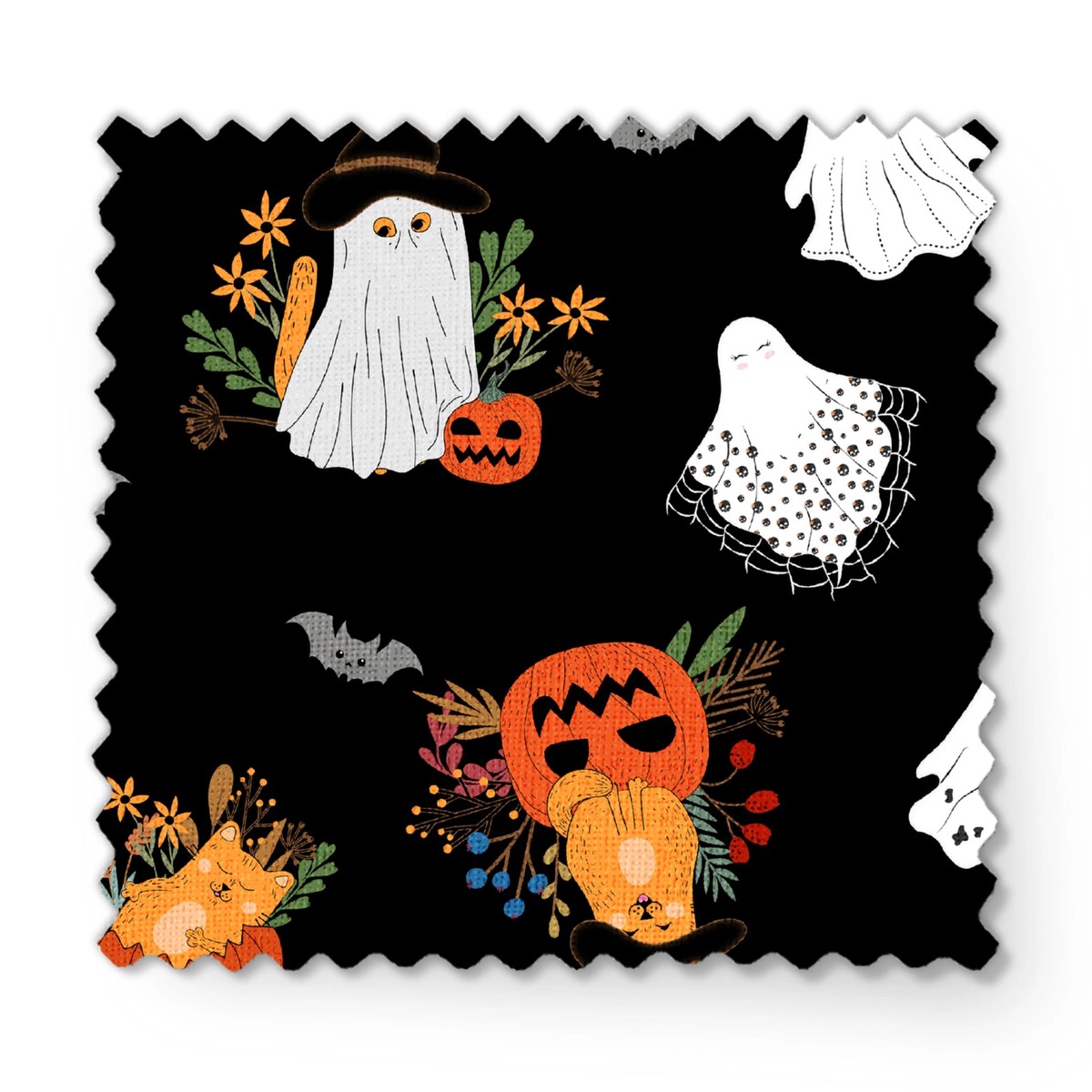 kate-ward-thacker-ghosts-pumpkins-black-fabric