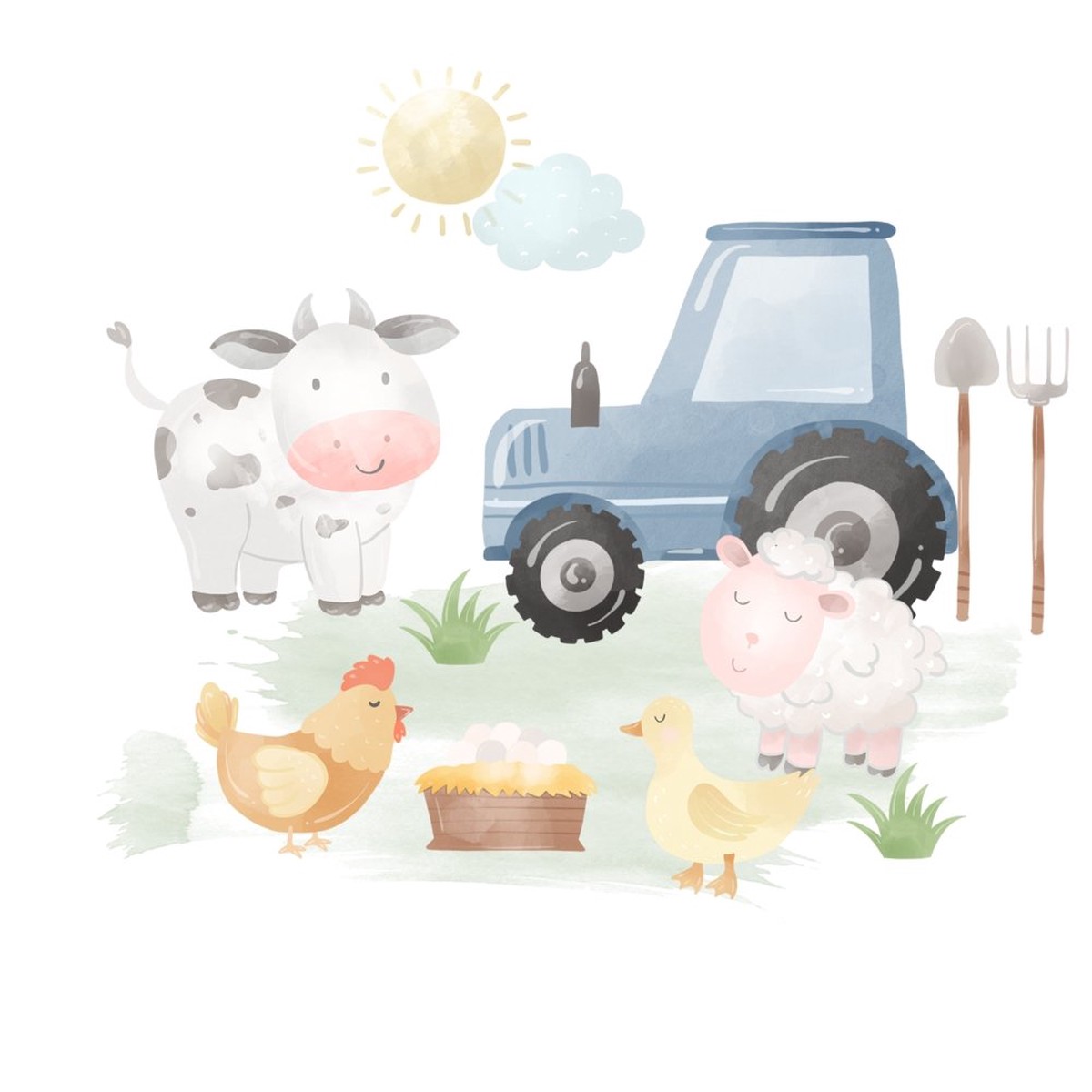 the-cutest-little-farm-scene-3-fabric-panel