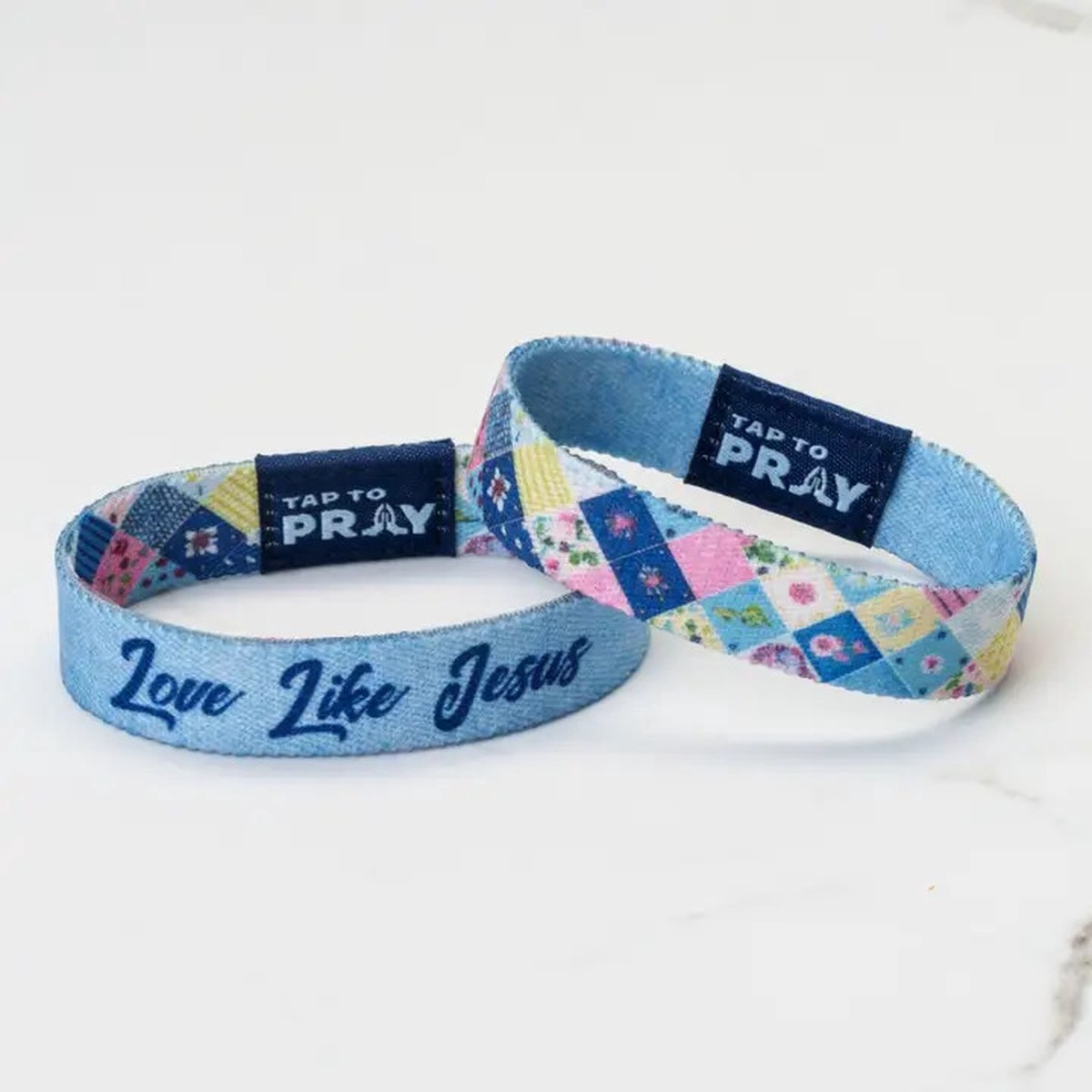 tap-to-pray-reversible-wristbands-patchwork-love-like-jesus