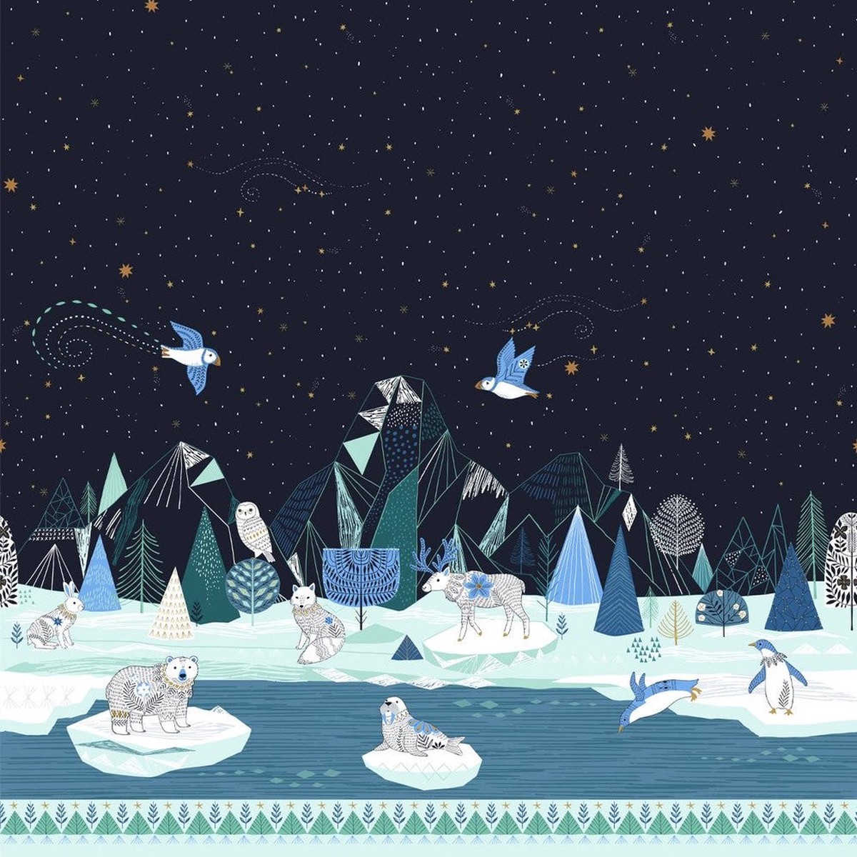arctic-by-bethan-janine-for-dashwood-border-print-in-ink-with-metallic-accent