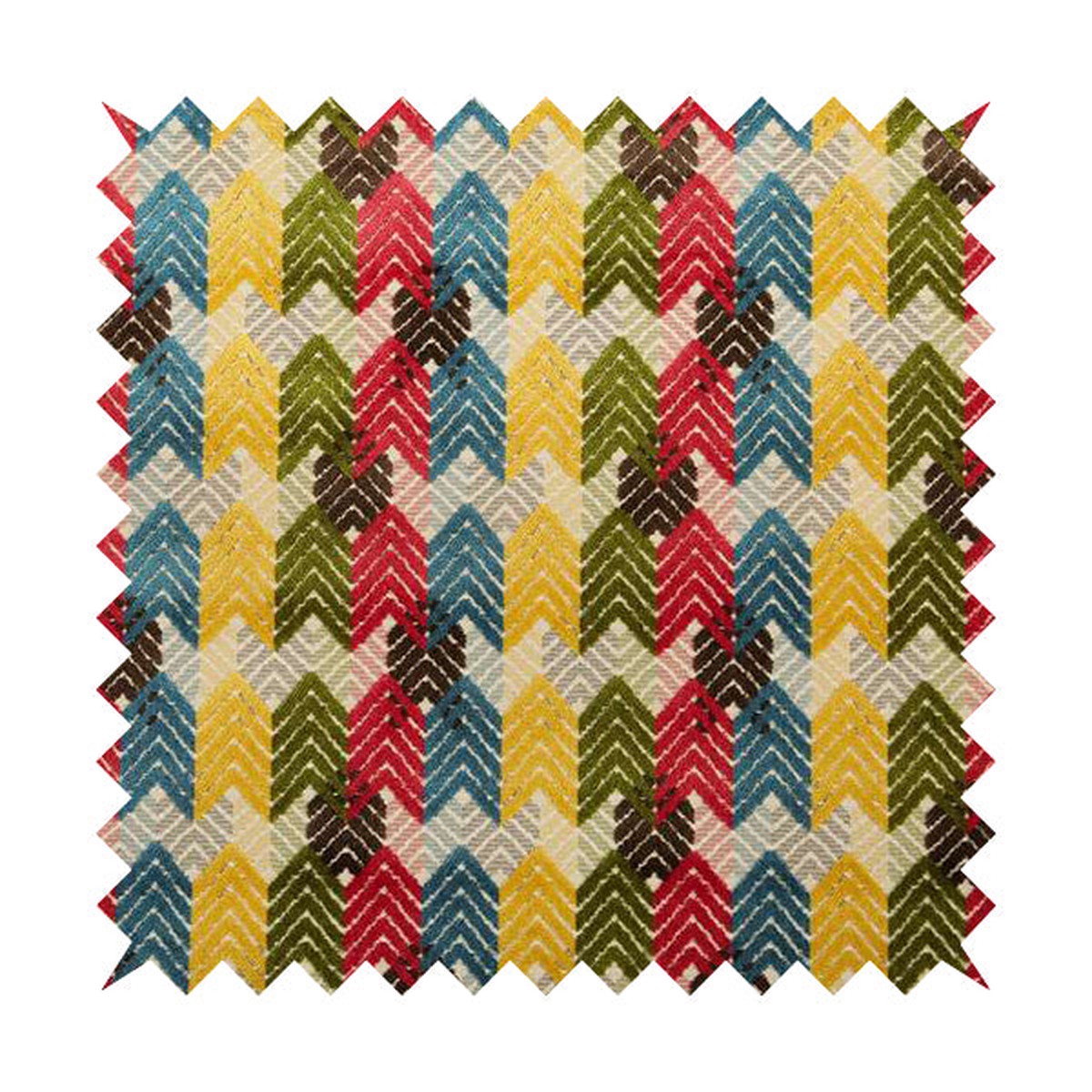 ziani-geometric-chevron-stripe-pattern-in-vibrant-green-pink-yellow-brown-blue-colour-velvet-upholstery-fabric-jo-81