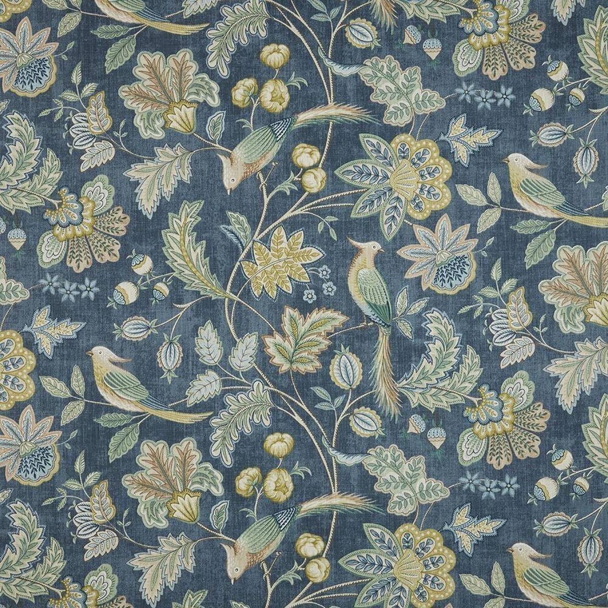 cotton-curtain-fabric-chanterelle-mirage-ornate-bird-floral-upholstery-cushion