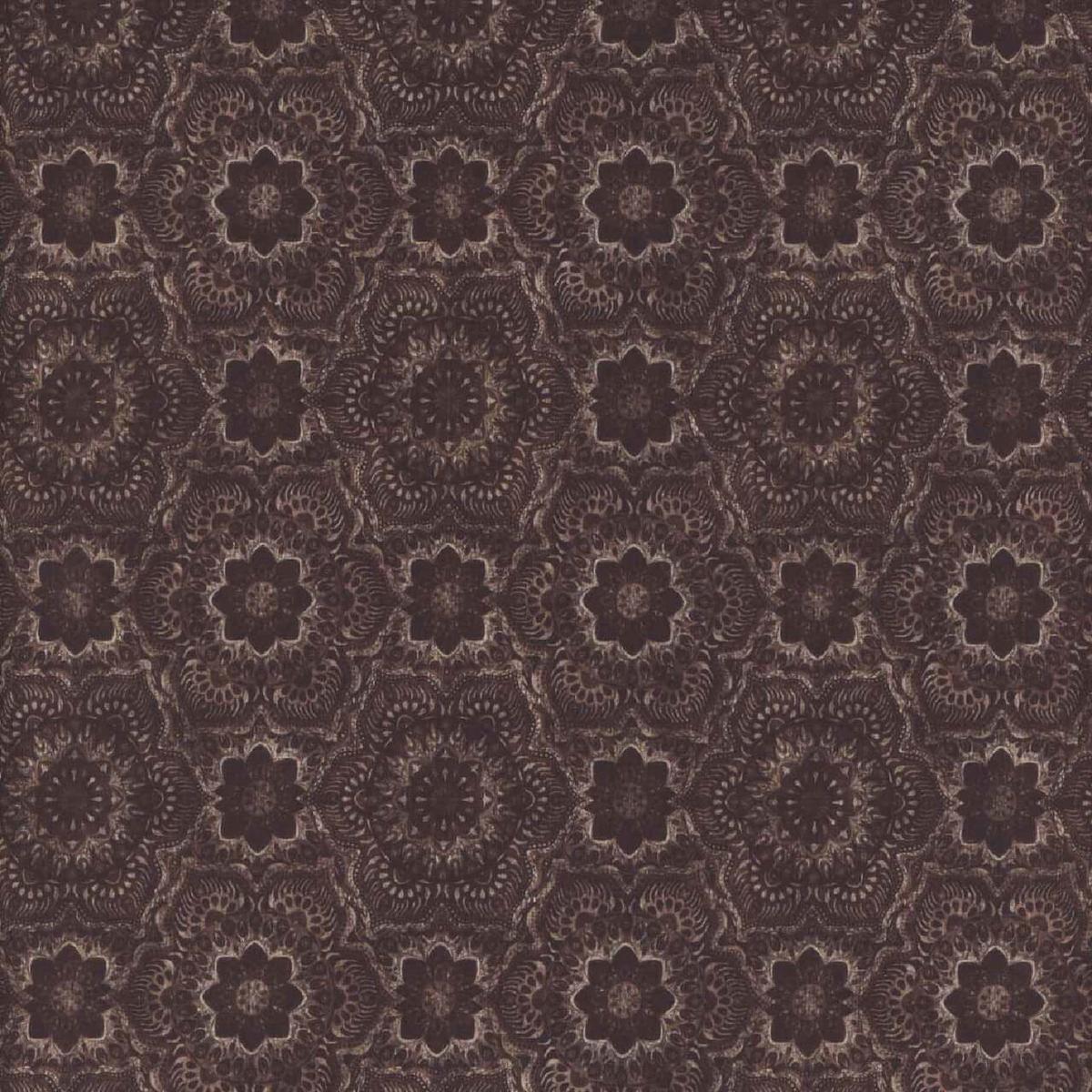 queen-bee-spice-flower-medallion-charcoal-44-45-fabric-per-yard