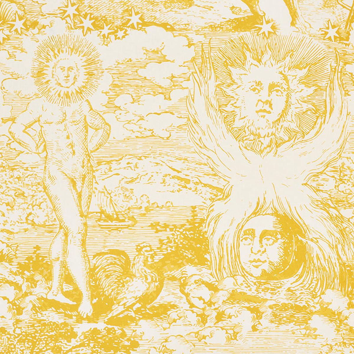 modern-toile-yellow-fabric