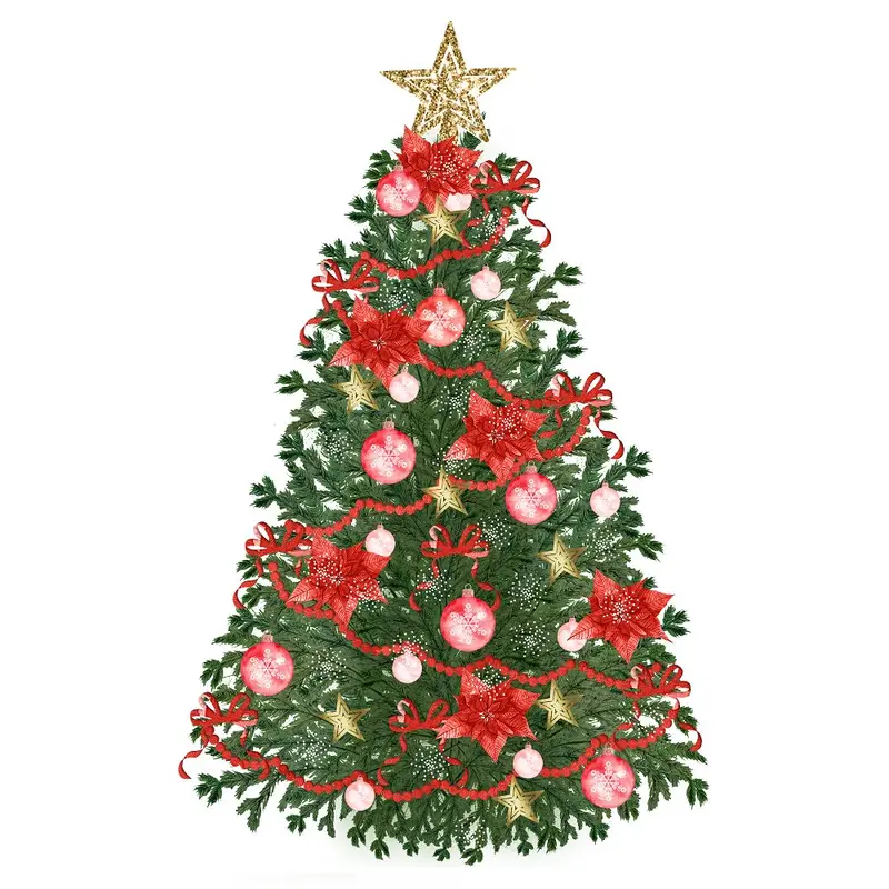 christmas-tree-arrangement-2-fabric-panel