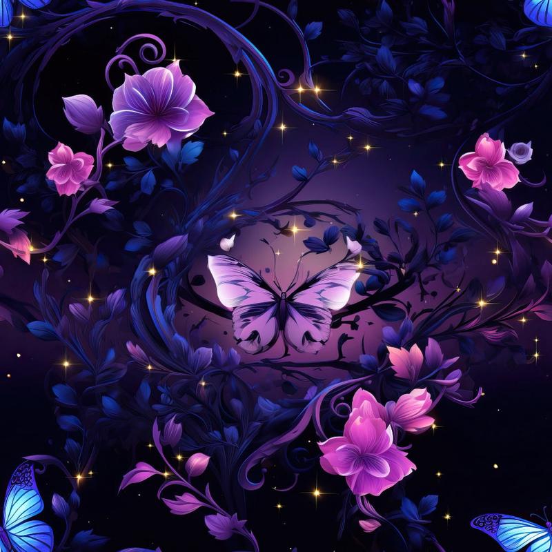 midnight-garden-pattern-7-quilting-cotton-fabric