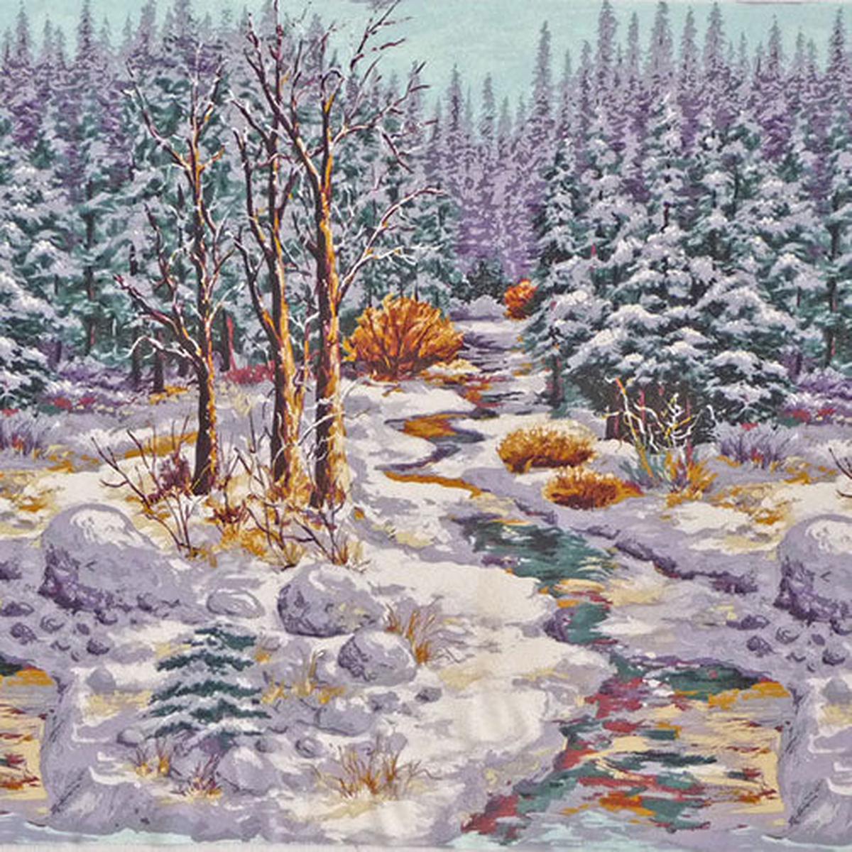 snowy-woods-cotton-fabric-panel