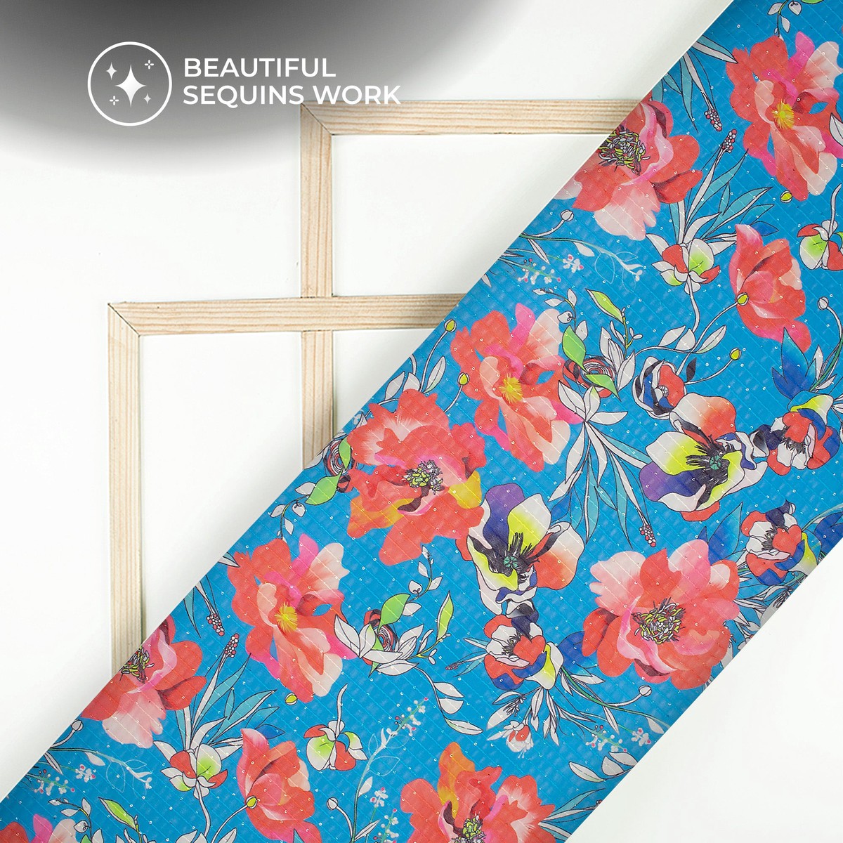 crimson-red-floral-digital-print-sequins-georgette-fabric