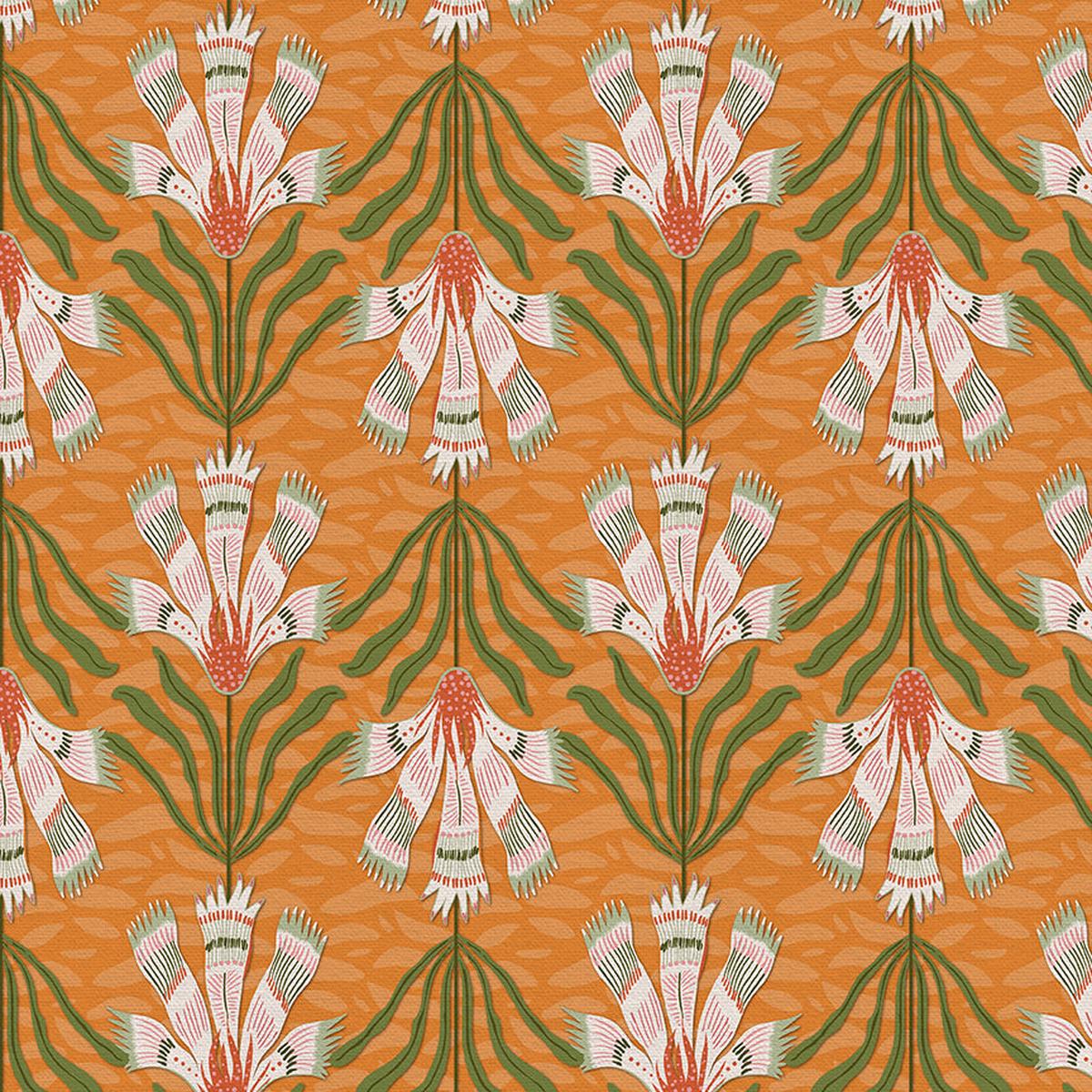 flower-cutouts-orange-green-quilting-cotton-wide