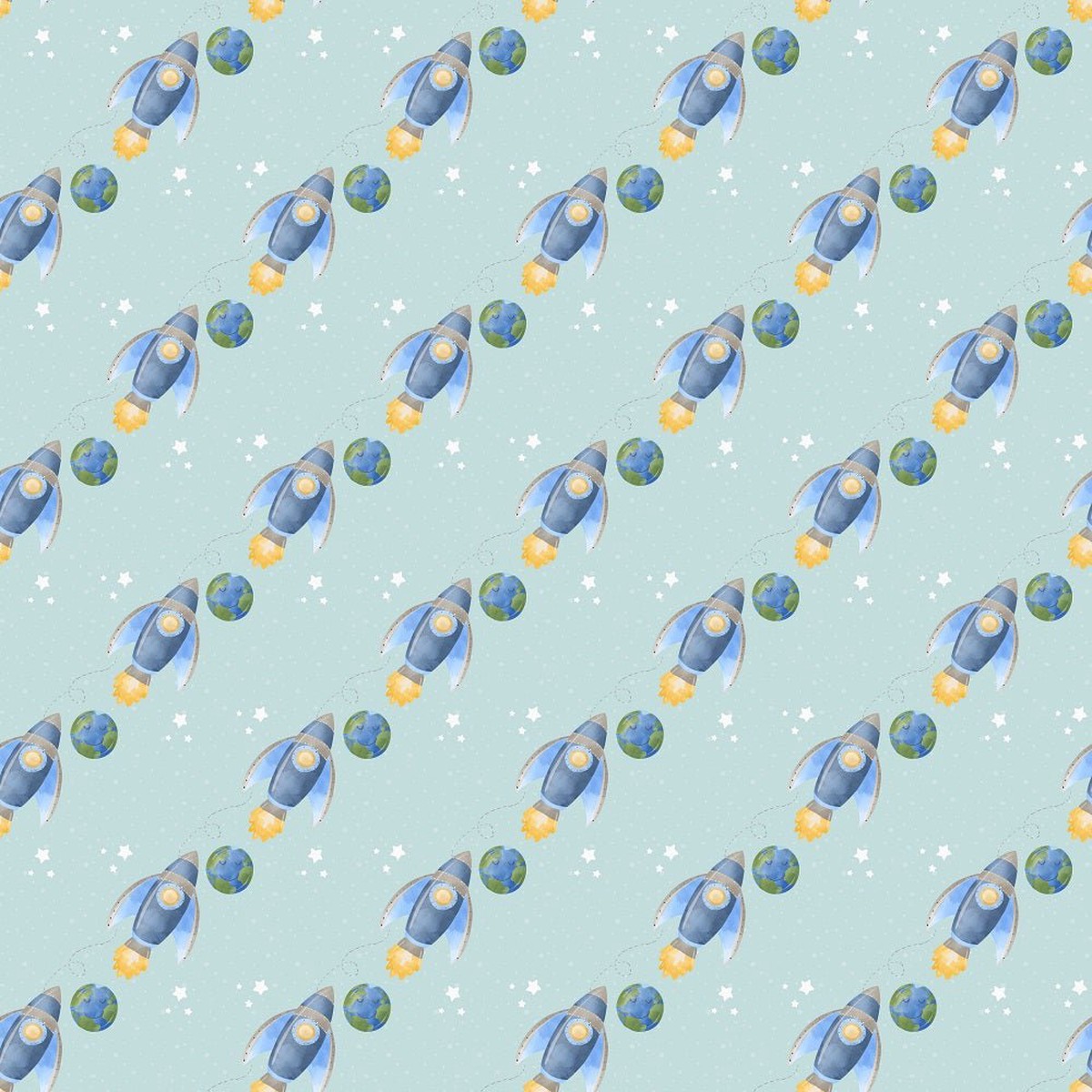 dreams-of-outerspace-rocket-ships-and-earth-fabric-blue