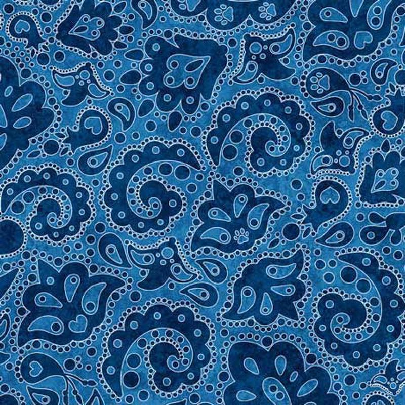 top-dog-quilt-fabric-bandana-scroll-in-dark-blue-2600-30582-b