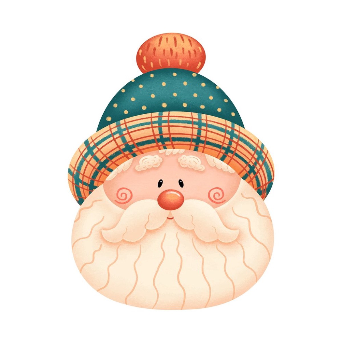 cartoon-santa-clause-fabric-panel-variation-4
