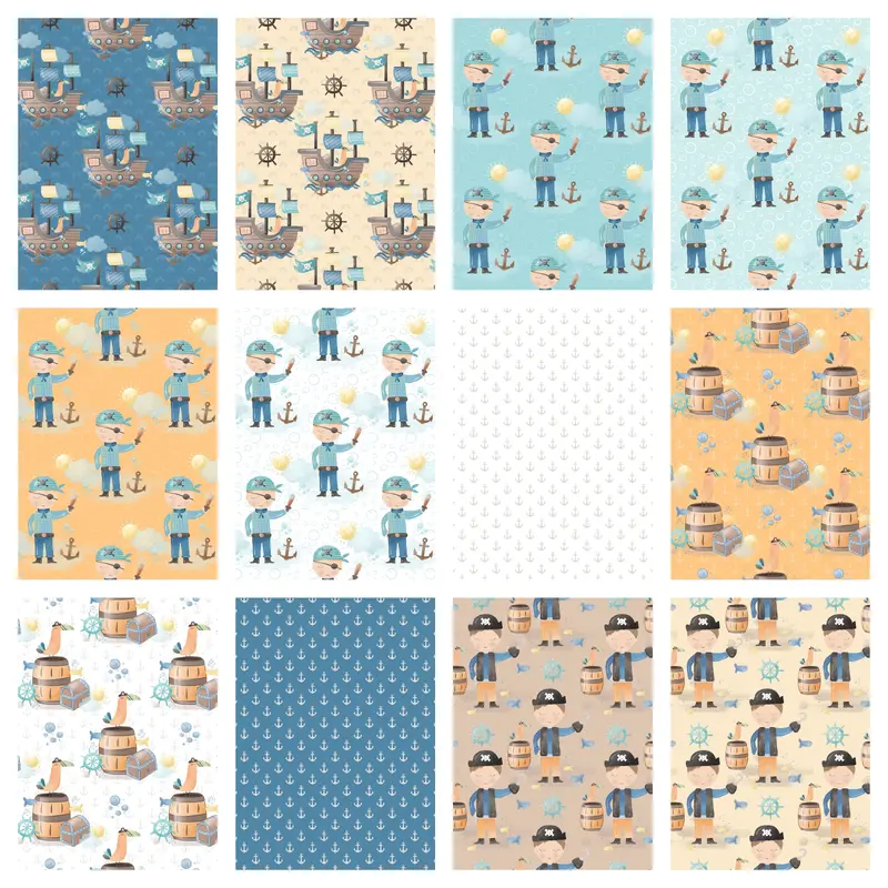 pirates-fabric-collection-1-yard-bundle
