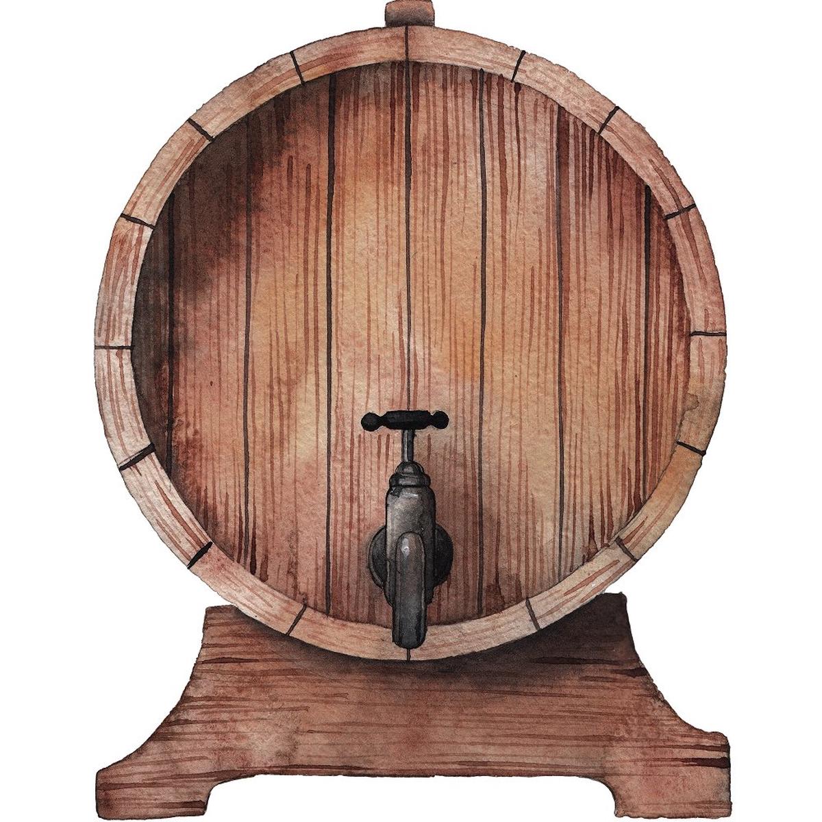 wine-aging-barrel-spout-fabric-panel