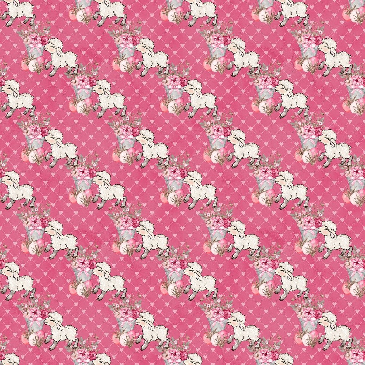 packed-easter-flowers-lamb-on-hearts-fabric-pink