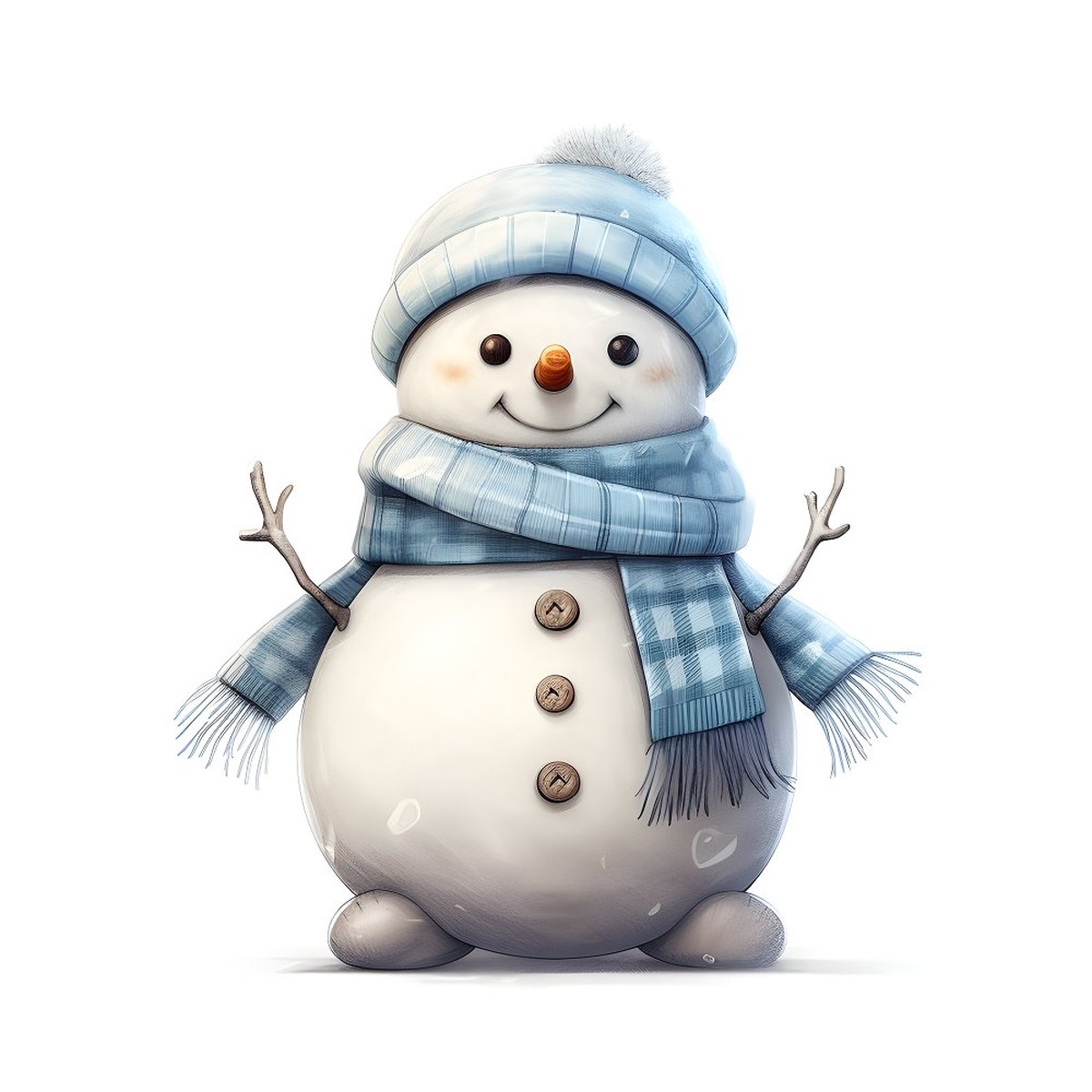 cute-snowman-5-fabric-panel