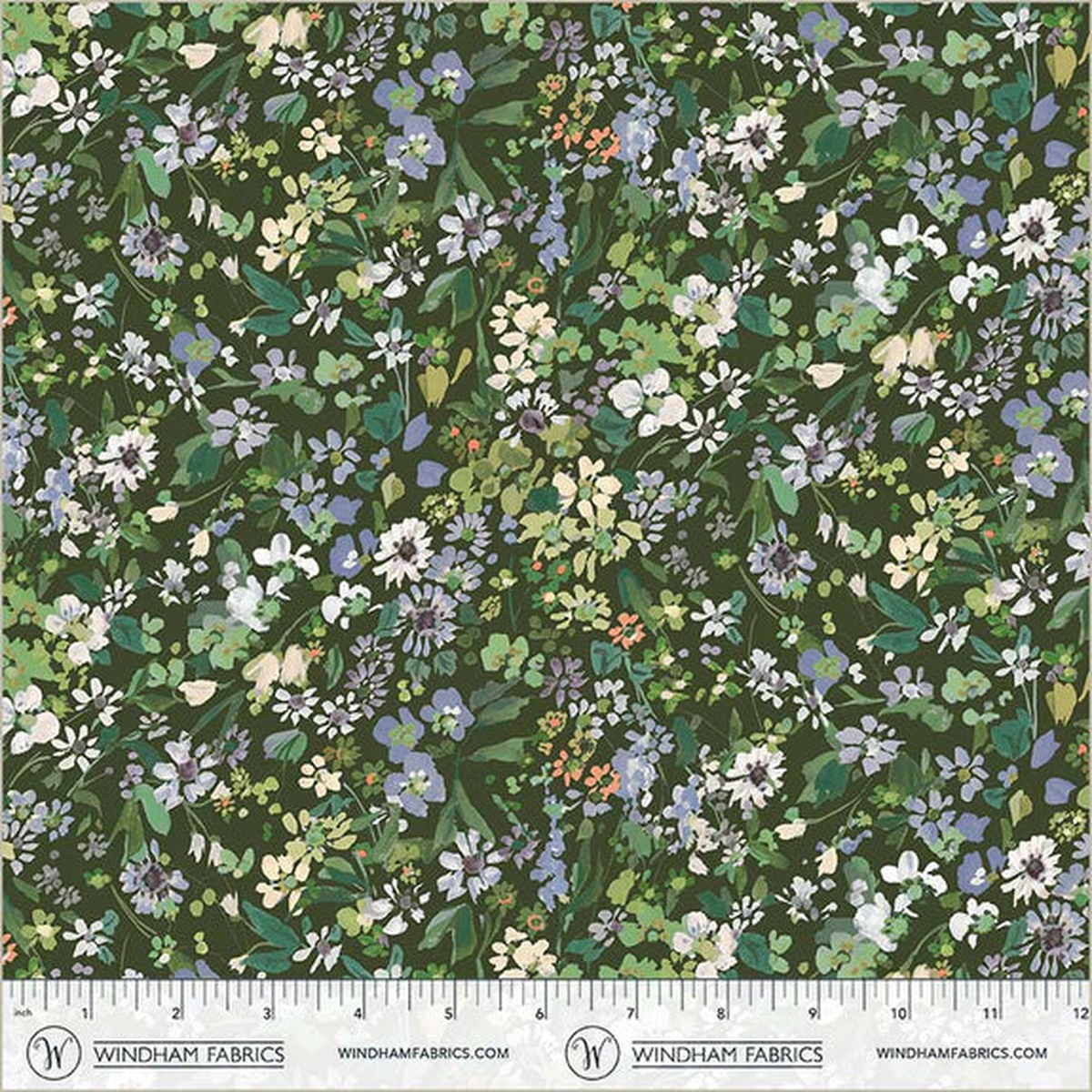 cotton-fabric-perennials-54875d-10-forest-bloomfield-collection-by-kelly-ventura-for-windham-1-2-yd-cut