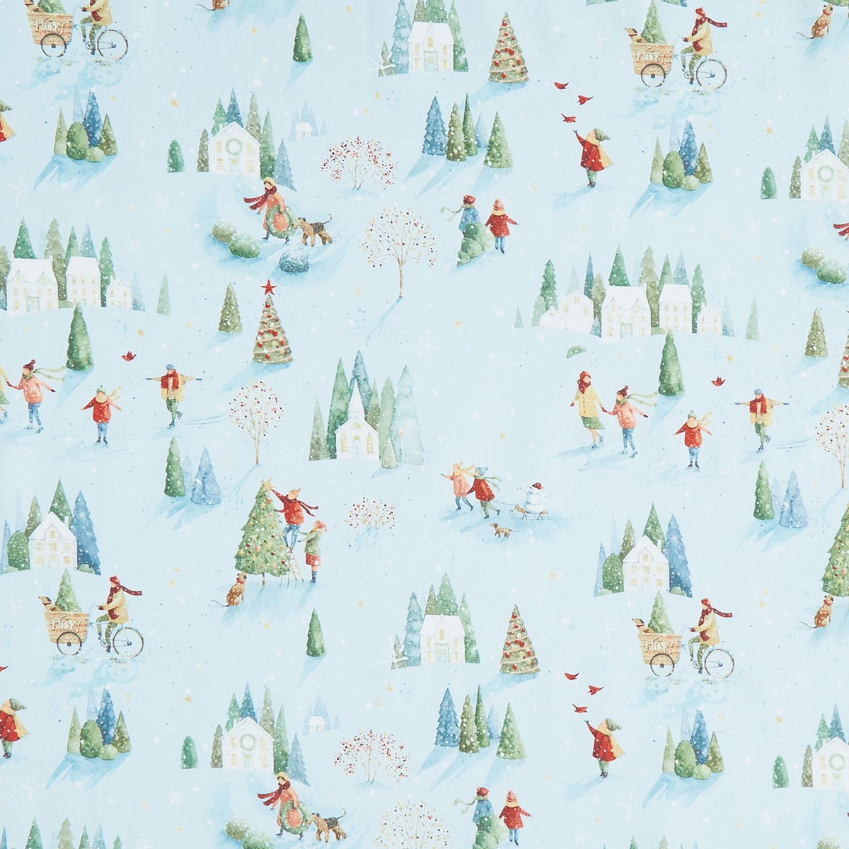 magical-winterland-winter-scene-blue-yardage