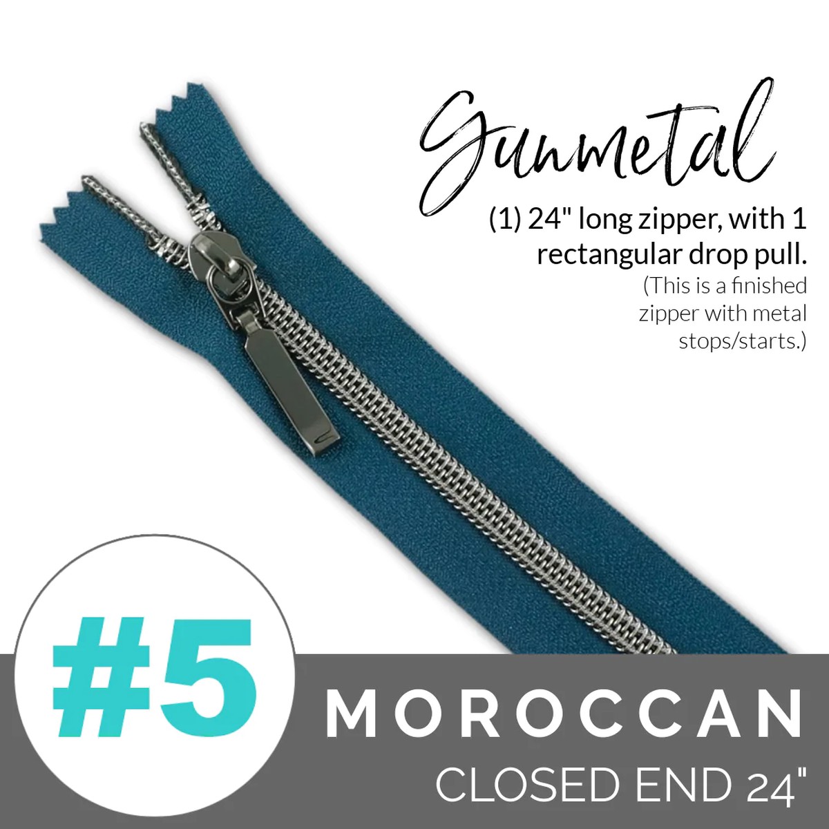 emmaline-5-24in-zipper-moroccan-blue-tape-with-gunmetal-coil