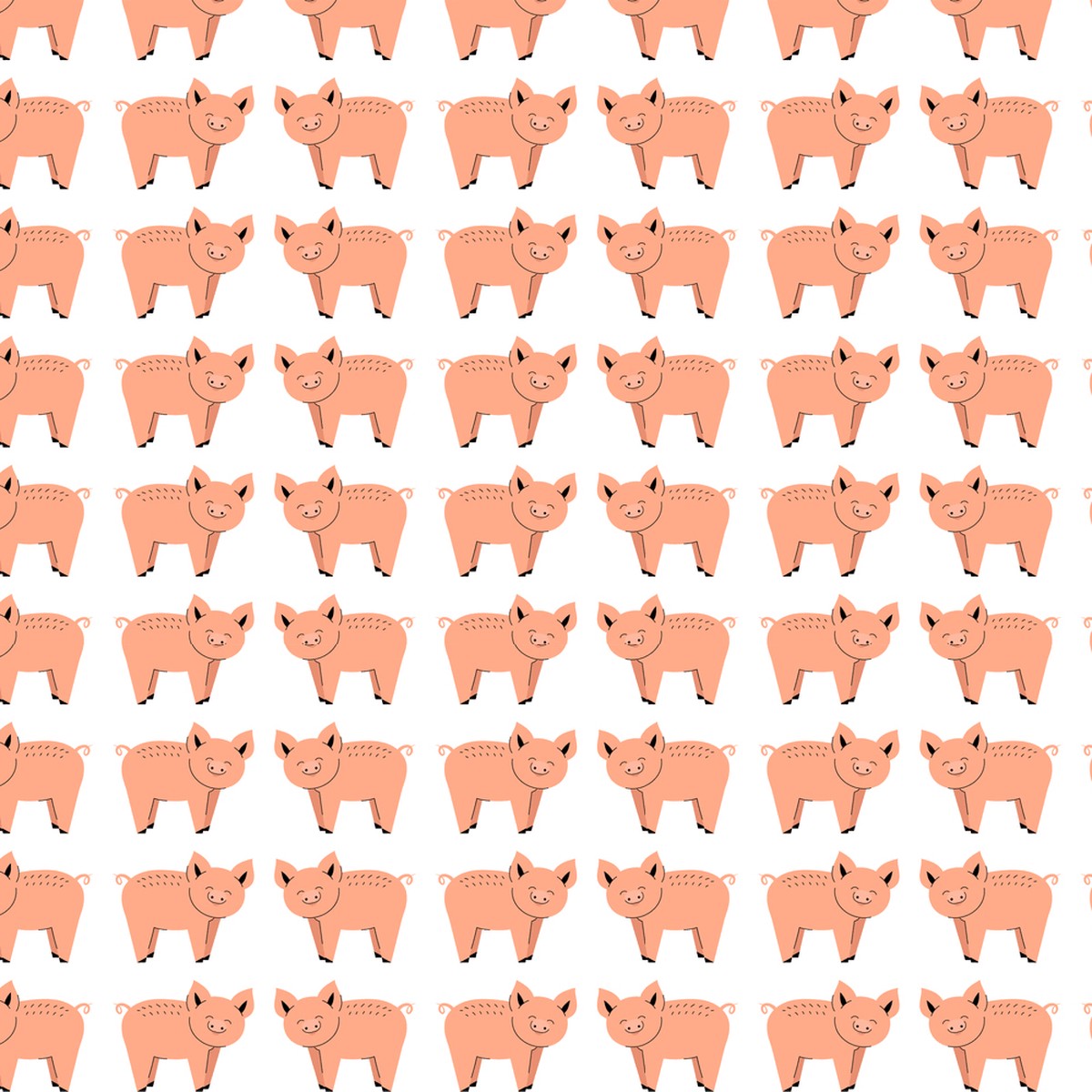 packed-cartoon-pig-fabric-white