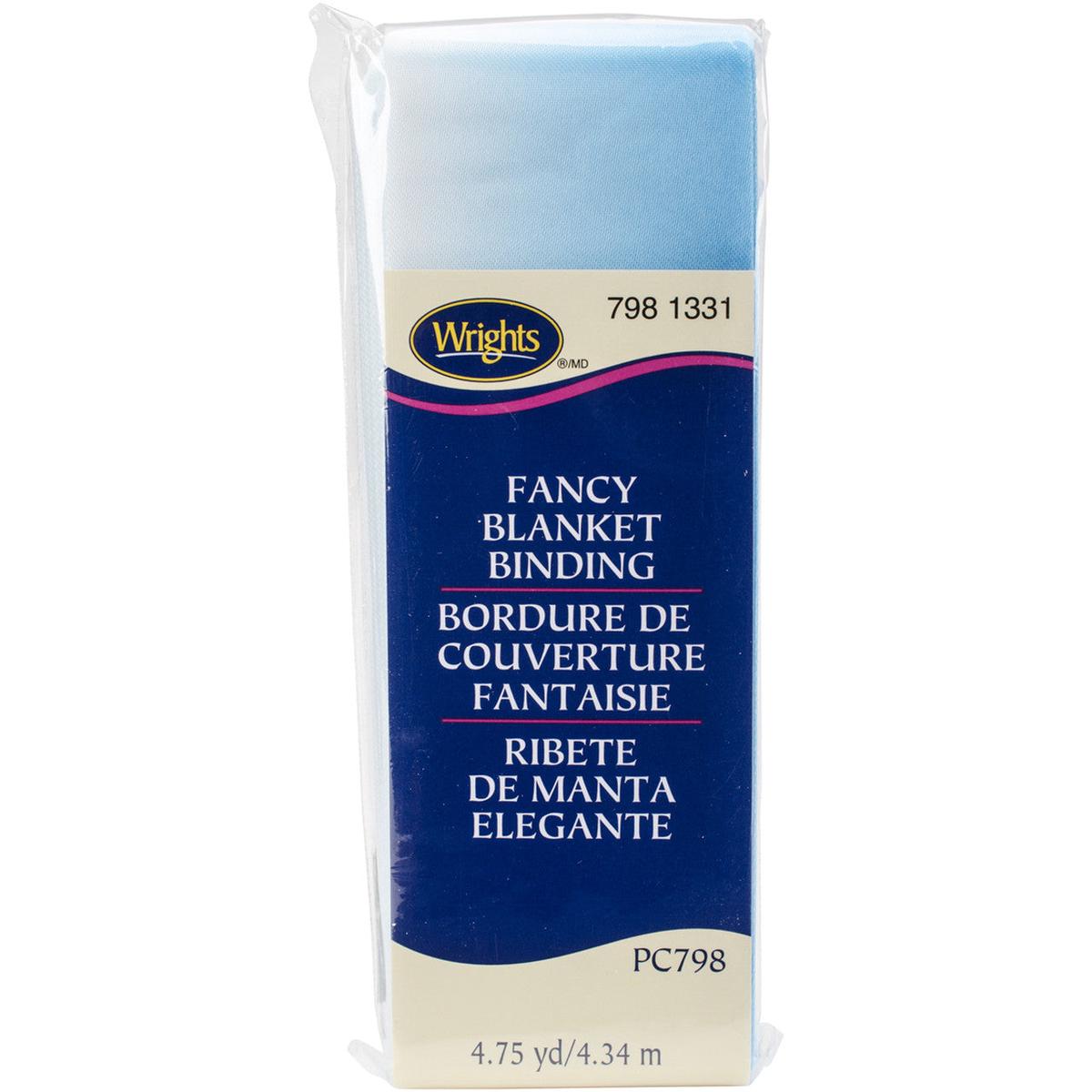 ombre-blue-satin-blanket-binding