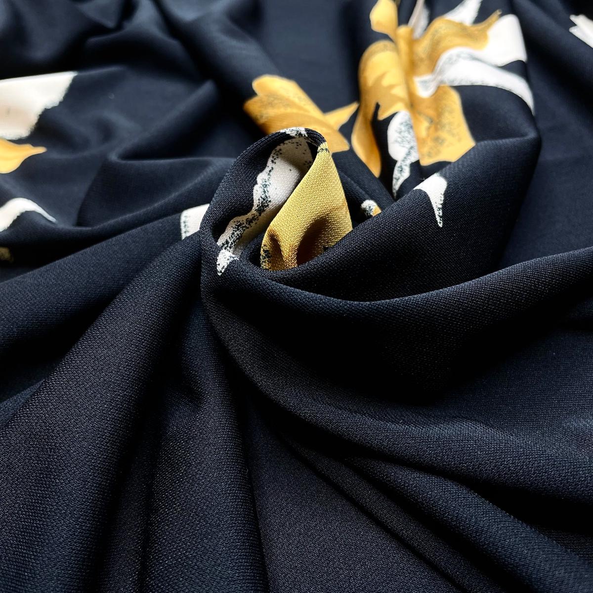 flying-with-golden-flowers-sport-knit-poly-knit-black-yellow-floral-3m-bundle