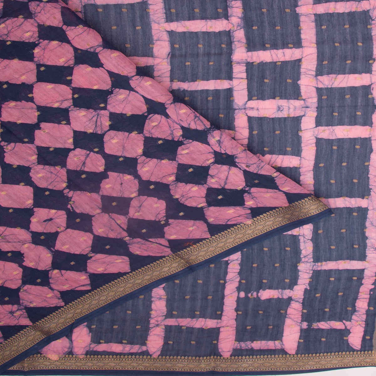 chanderi-silk-batik-printed-and-butta-pink-and-blue-saree