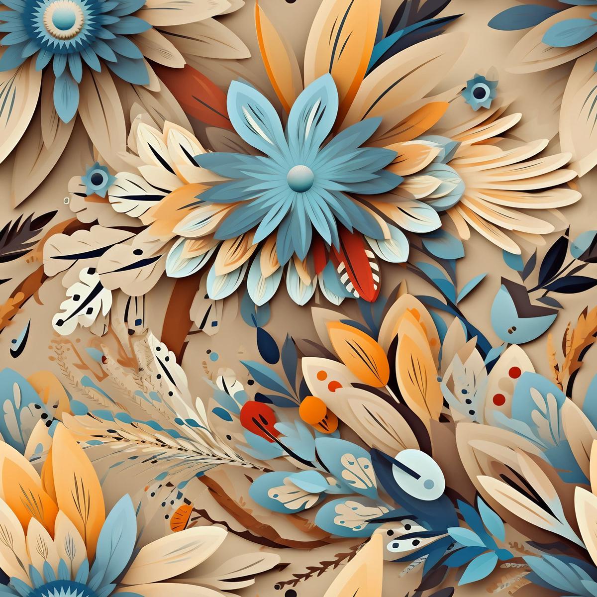 aztec-feather-pattern-13-quilting-cotton-fabric